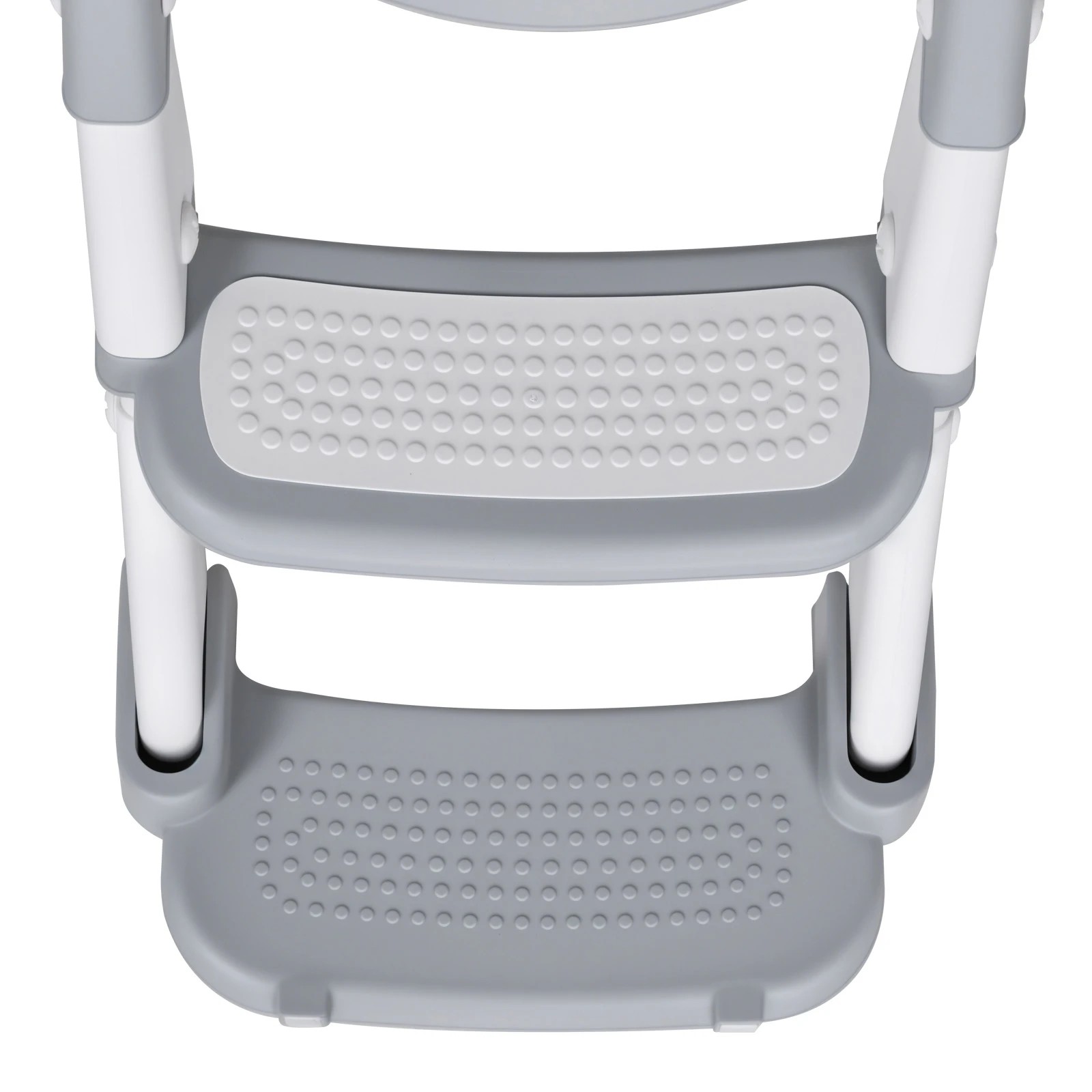 6 Advwin Foldable 2-in-1 Toddler Potty Training Seat with Stool Ladder Height Adjustable Toilet Training Seat - Grey, 6 of 10