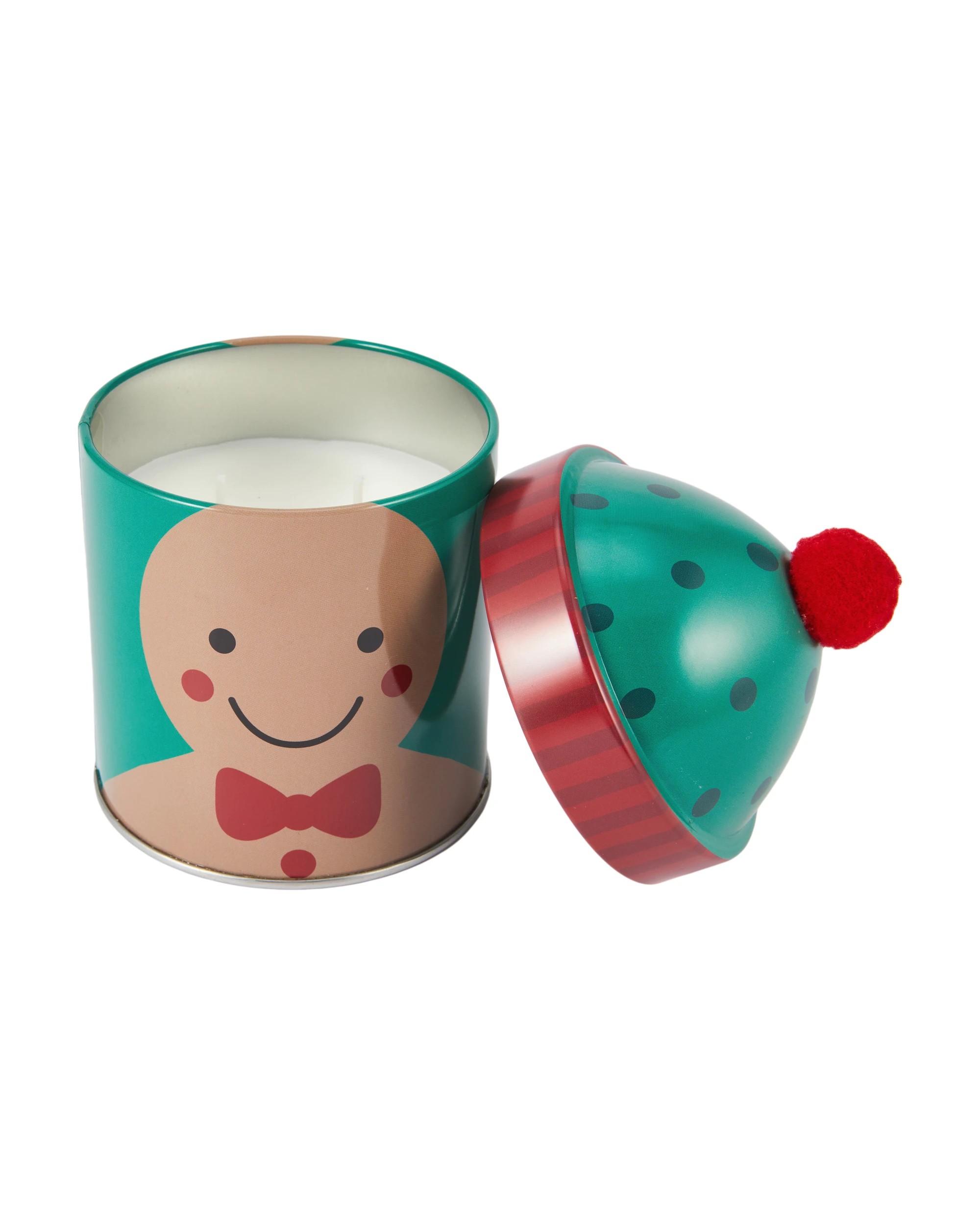 3 Christmas Gingerbread Tin Candle, 3 of 6