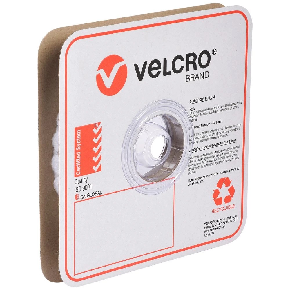 1 VELCRO Brand Loop Only Dots 22mm White 900 Pack, 1 of 1