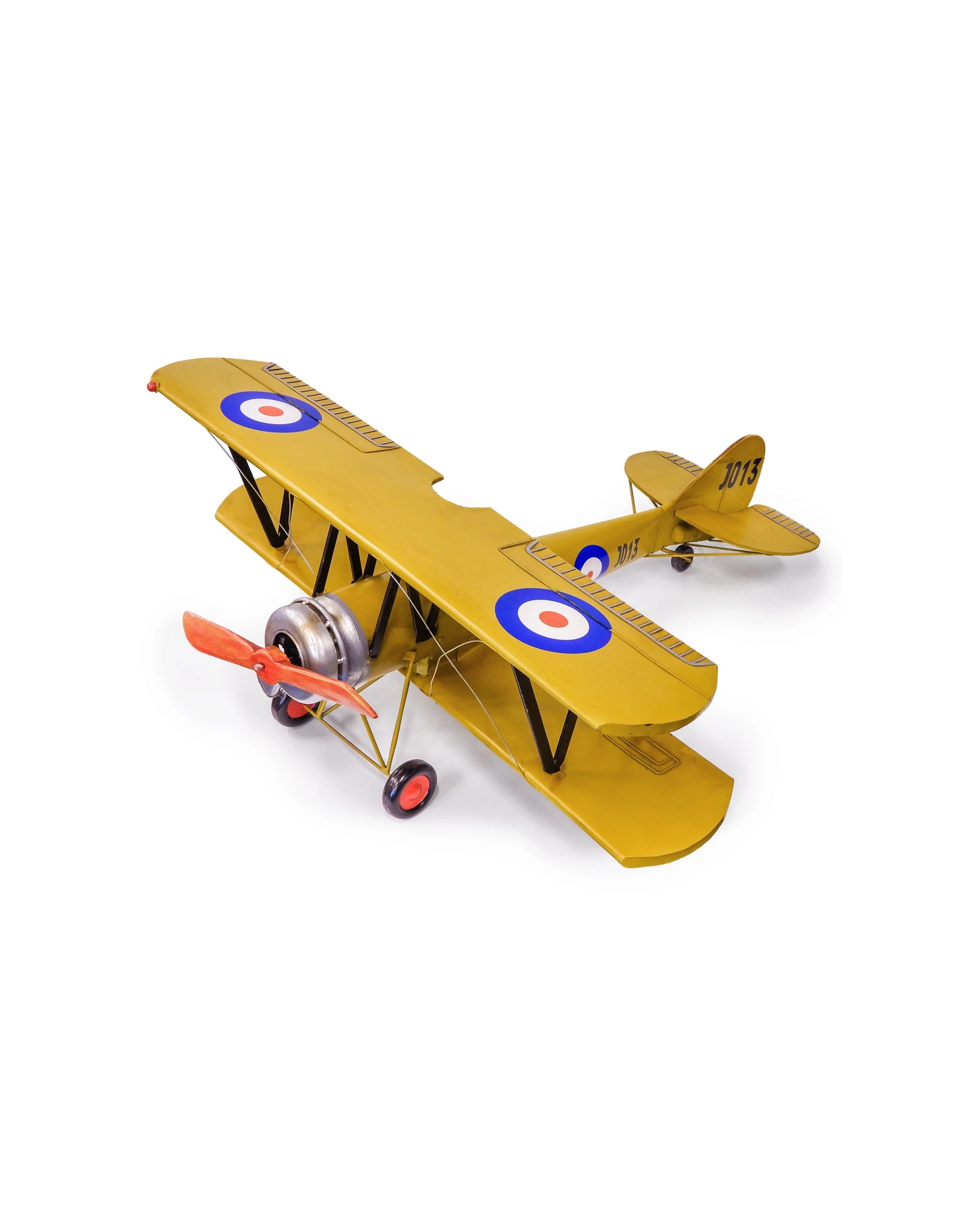 5 Boyle Metal Ornament Figurine EX Large The Arvo 621 Aircraft 96x94cm - Yellow, 5 of 5