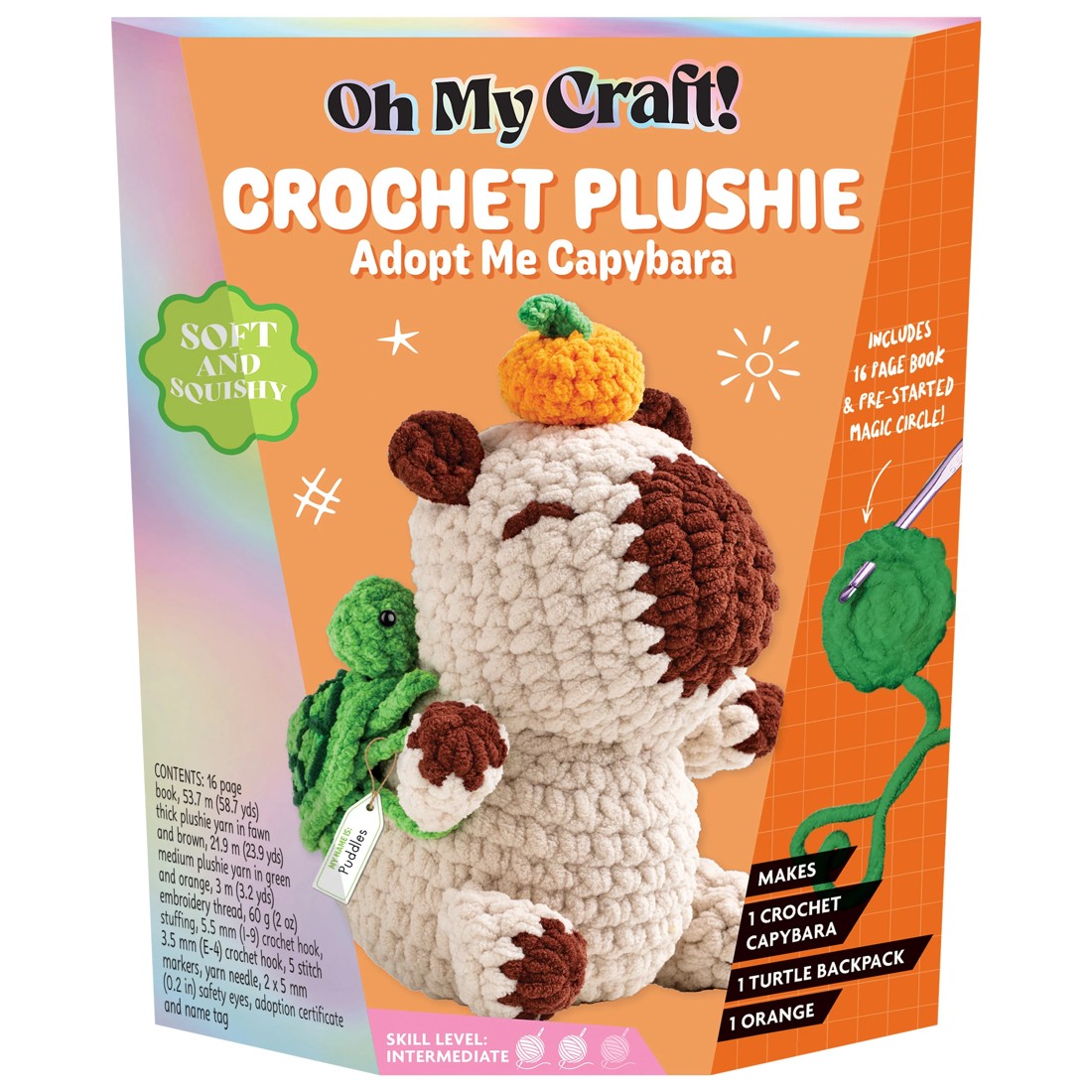 1 Oh My Craft! Crochet Plushie Adopt Me Capybara, 1 of 5