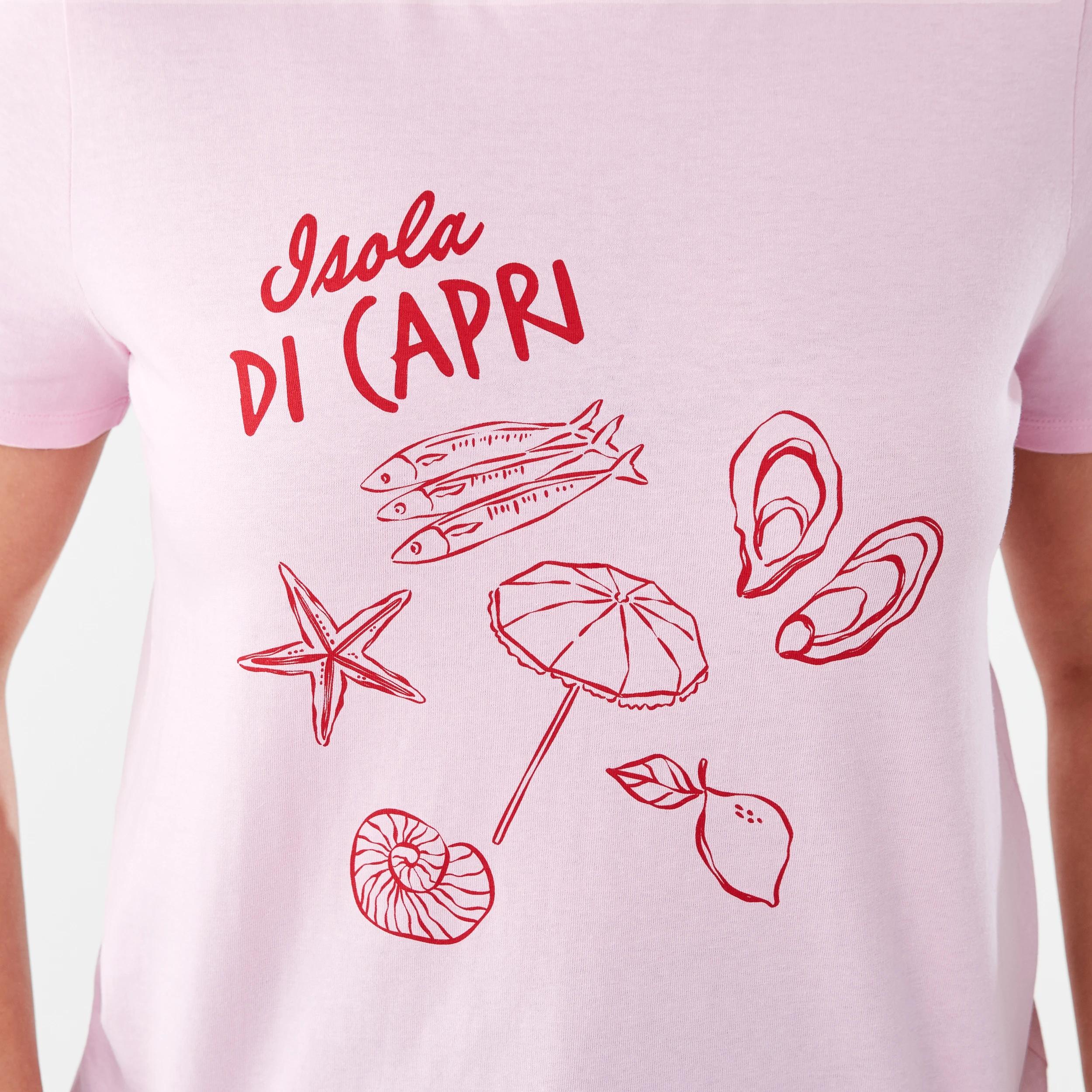 5 Short Sleeve Printed T-shirt Capri, 5 of 5