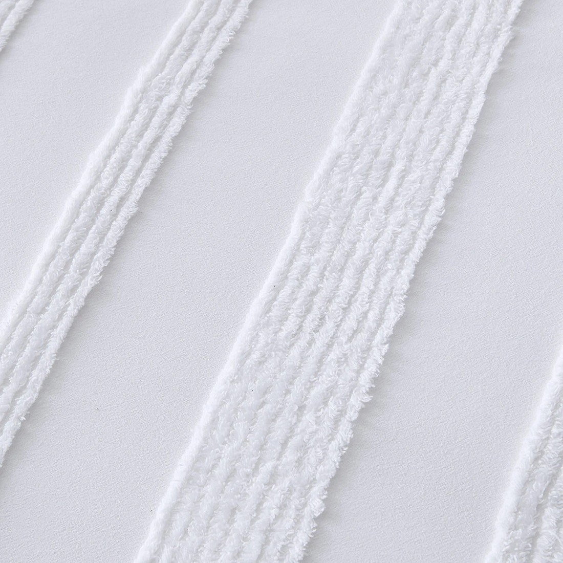 4 Willow Cotton Quilt Cover Set - King Bed, White, 4 of 6