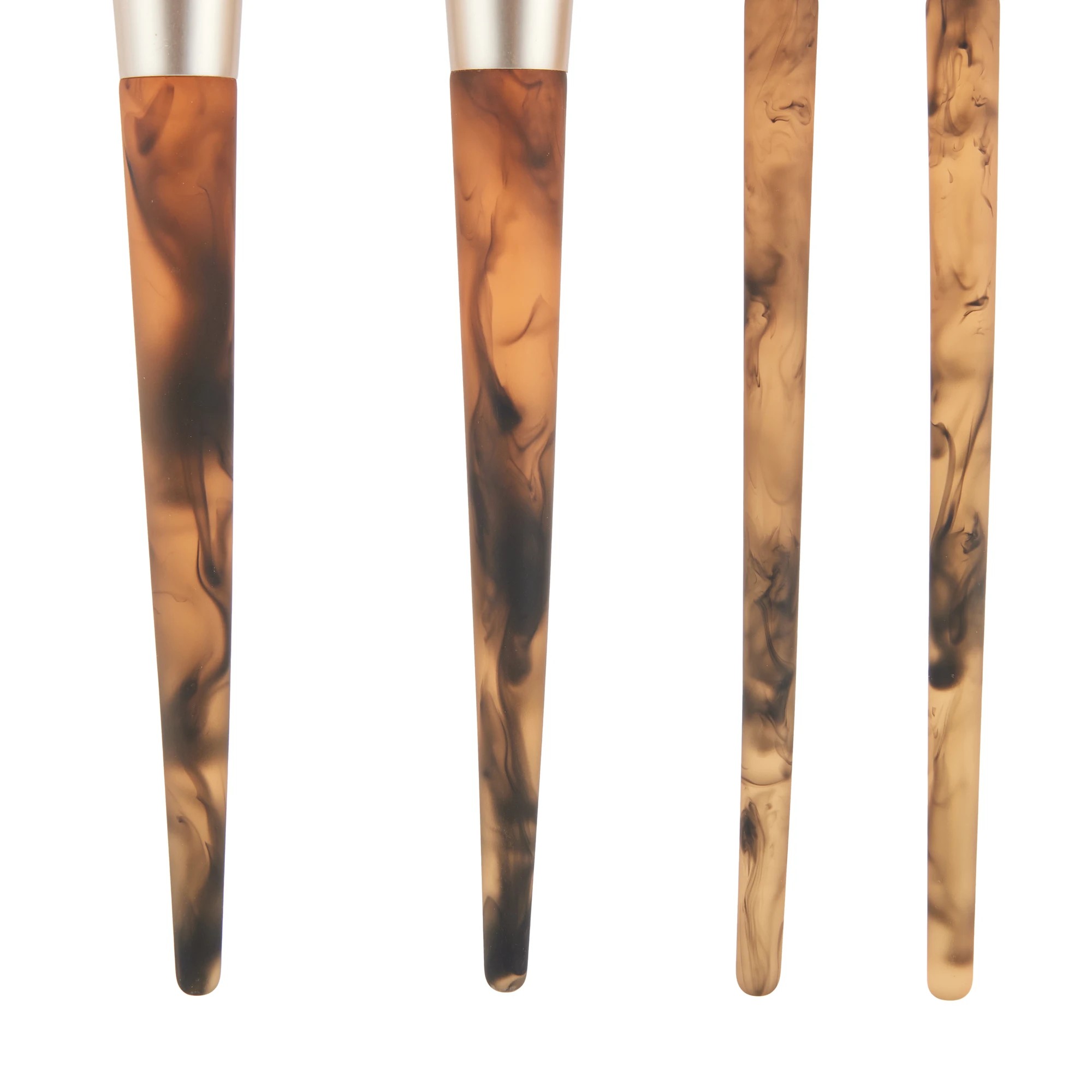 3 OXX Cosmetics 4 Piece Makeup Brush Set - Brown, 3 of 6
