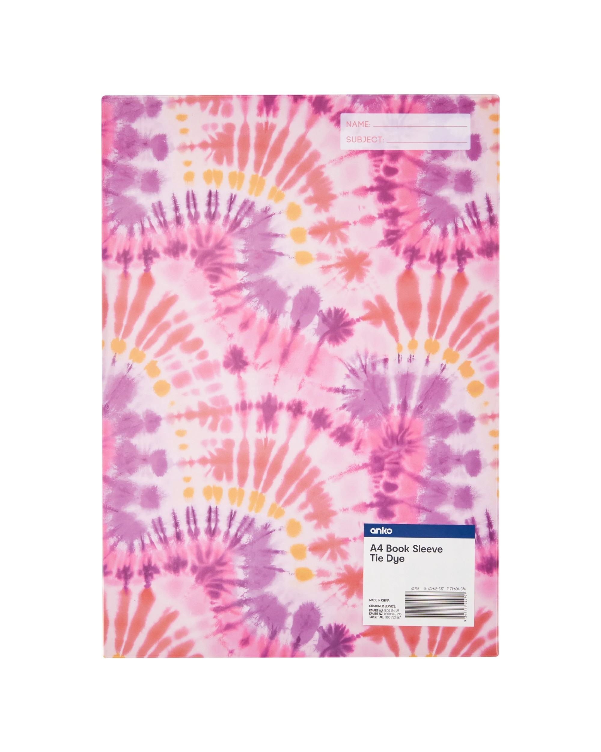 5 A4 Book Sleeve - Tie Dye, 5 of 5