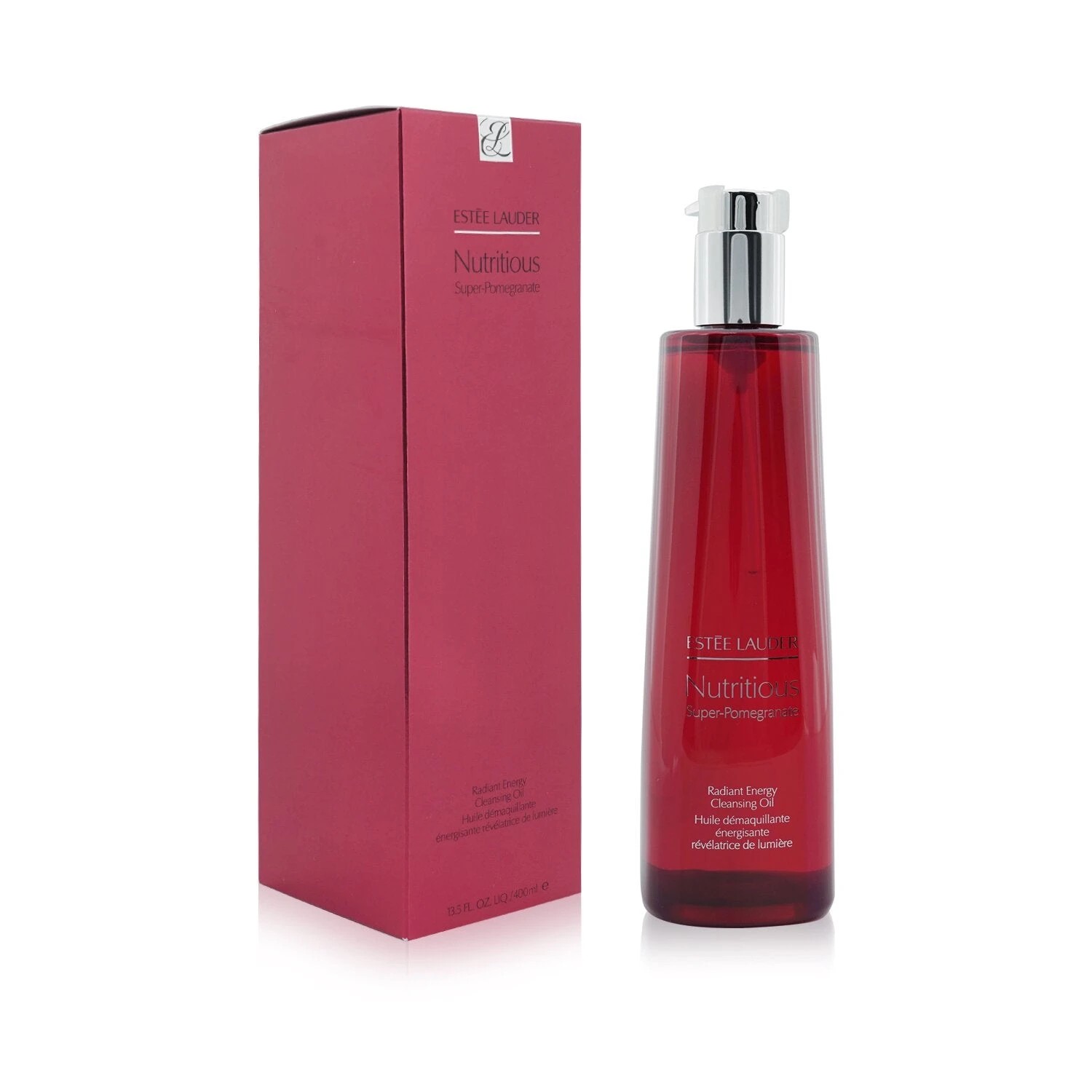 2 Estee Lauder Nutritious Super-Pomegranate Radiant Energy Cleansing Oil 400ml/13.5oz, 2 of 3