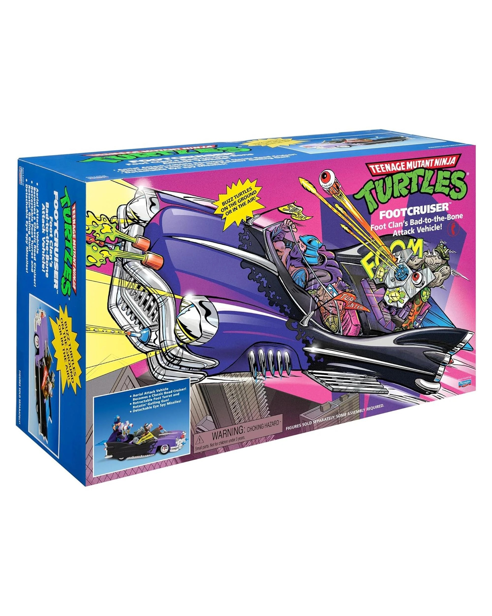 9 Playmates Toys Limited Teenage Mutant Ninja Turtles Classic Footcruiser Vehicle, 9 of 10