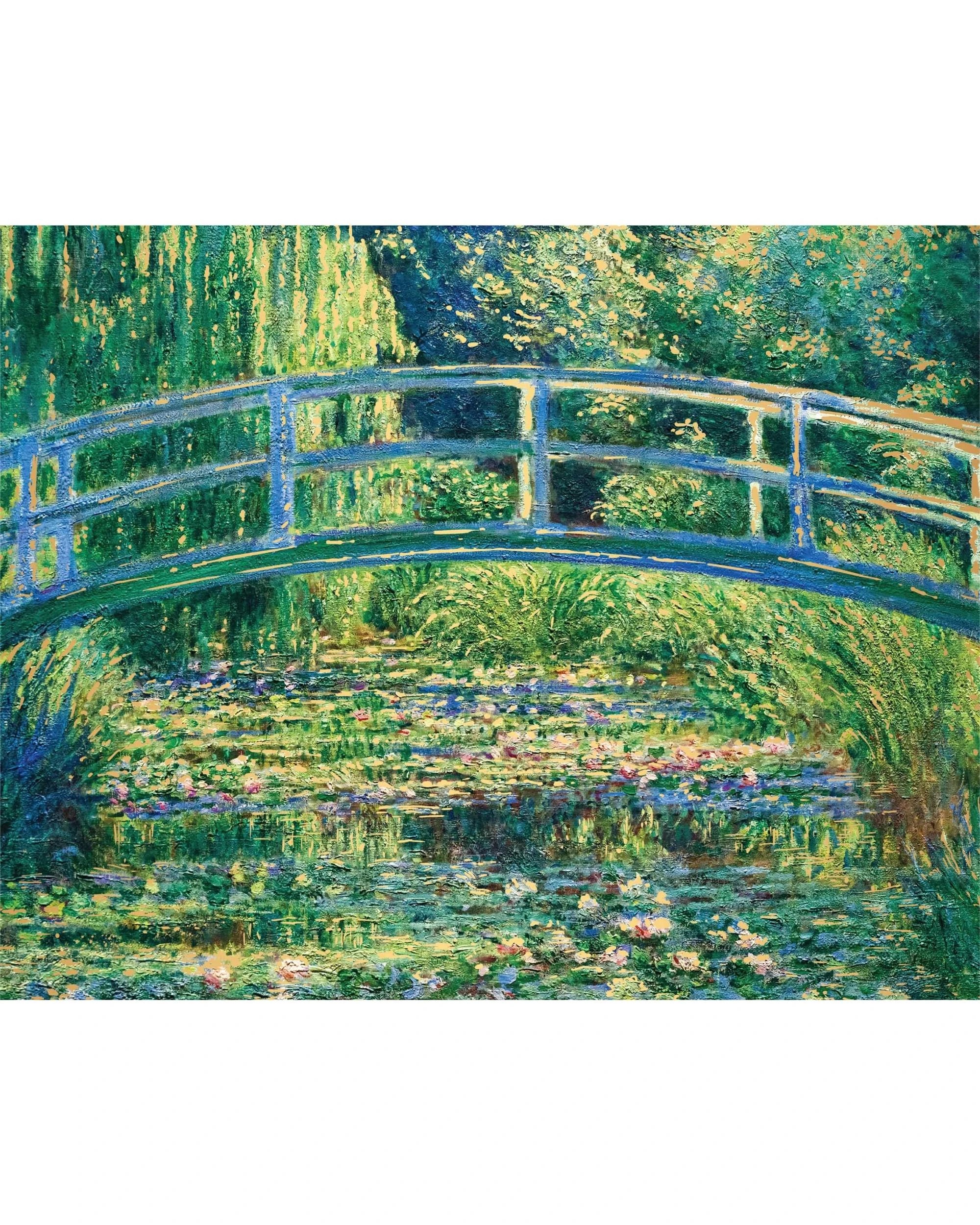 2 Hinkler Mindbogglers Gold Bridge Over a Pond of Water Lilles 1000 Piece Puzzle, 2 of 3