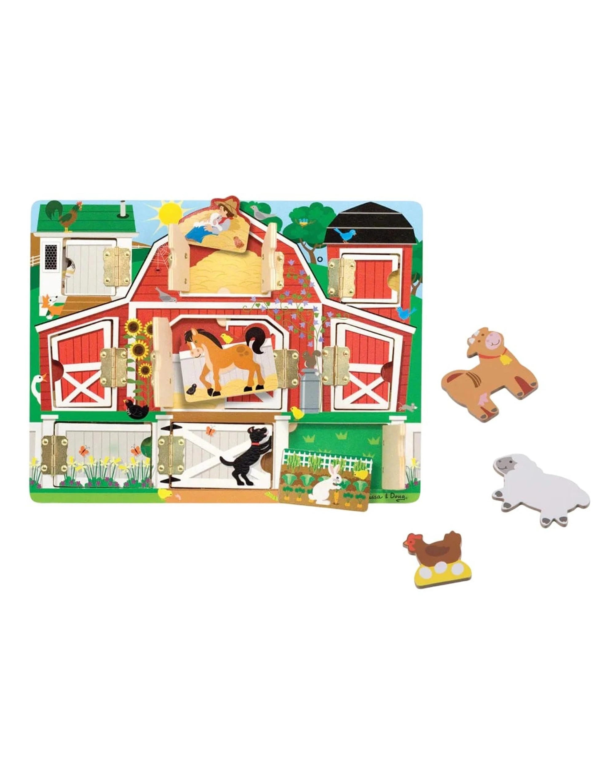 4 Melissa and Doug Magnetic Hide and Seek Farm, 4 of 9
