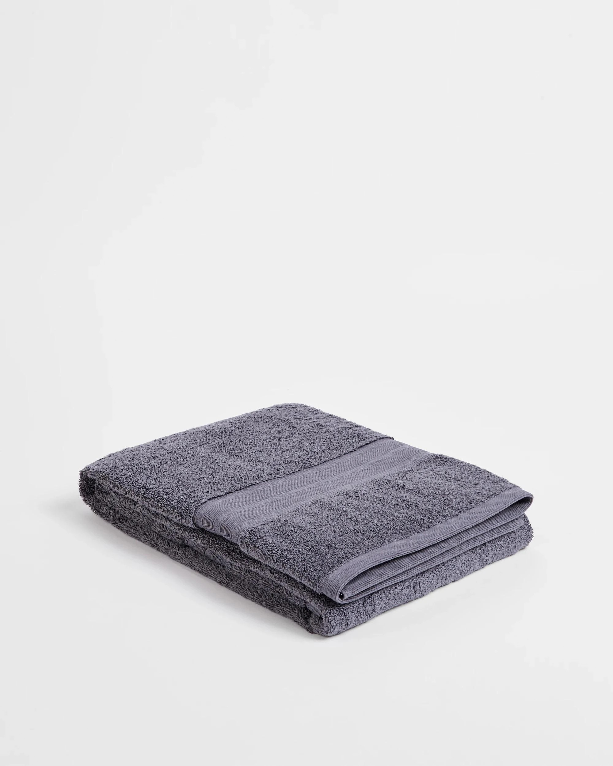 1 Grandeur Australian Cotton Bath Sheet - Grey, 1 of 3