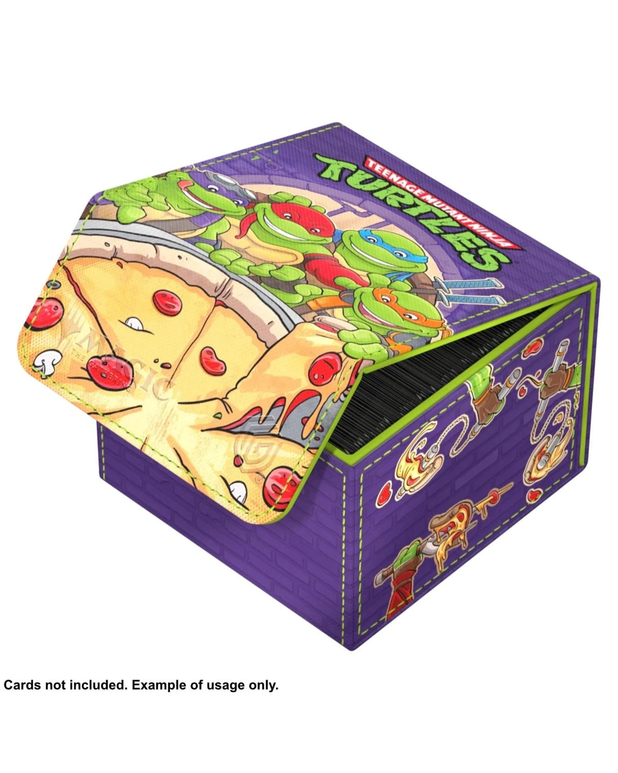 7 Ultimate Guard Magic The Gathering Teenage Mutant Ninja Turtles Sidewinder 133+ Xenoskin Pizza Box Beck Box - Purple, 7 of 10