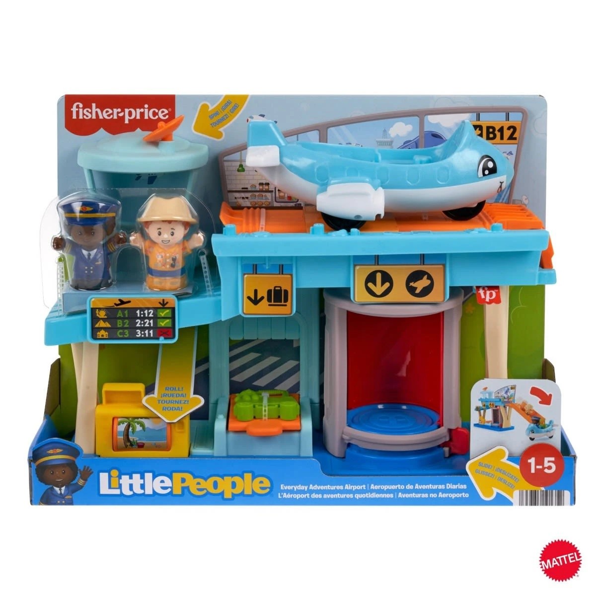 1 Fisher-Price Little People Everyday Adventures Airport Playset, 1 of 5