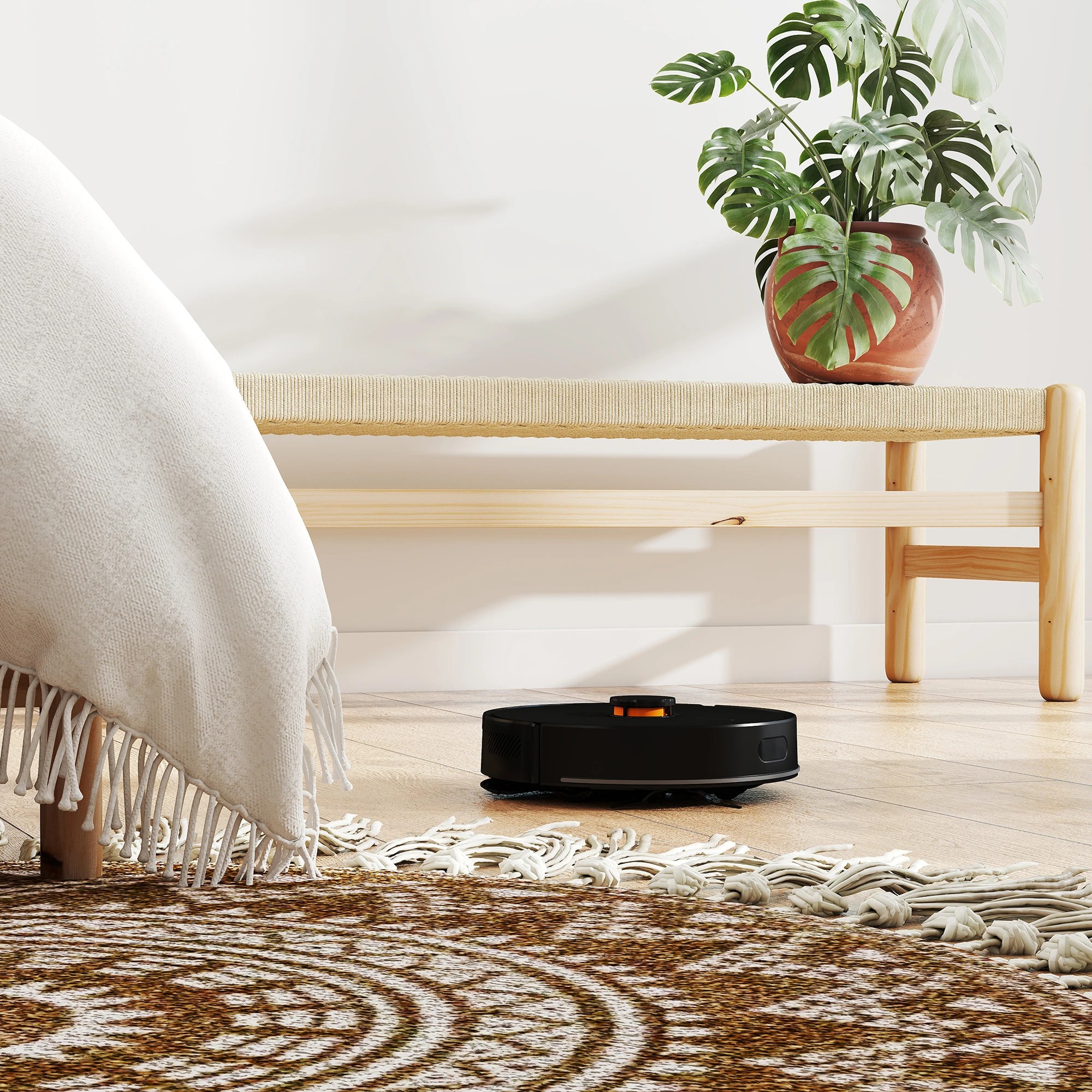 9 MyGenie Raptor Laser Robotic Vacuum - Black, 9 of 9