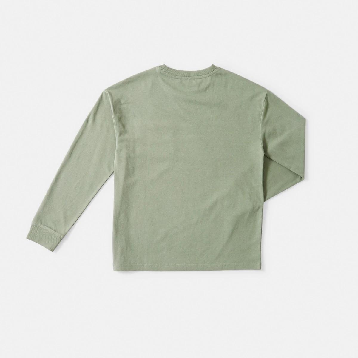 10 Heavyweight Oversized Long Sleeve T-shirt Sea Spray, 10 of 10