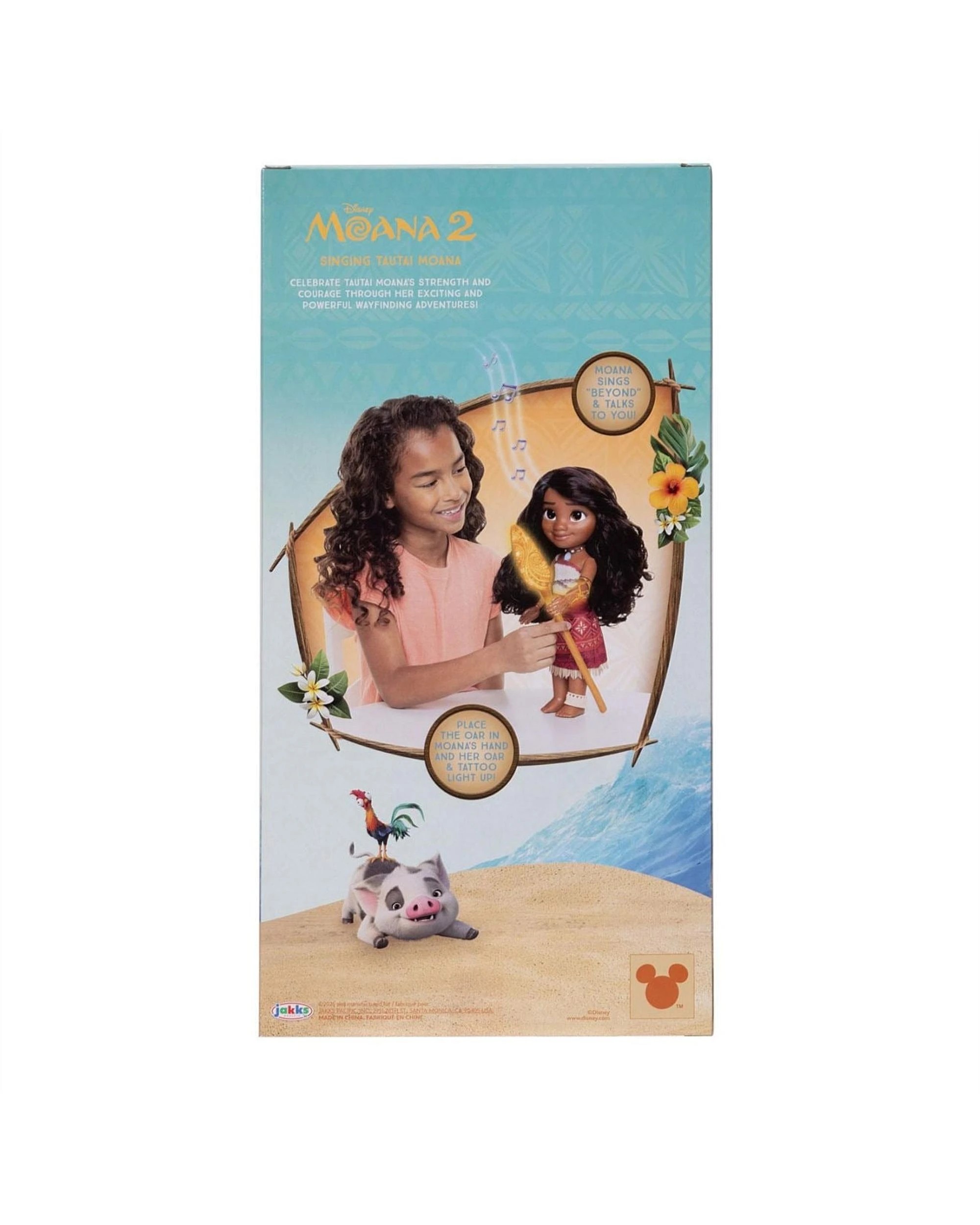 7 Disney Moana 2 Singing Tautai Moana Doll With Light-Up Oar, 7 of 7