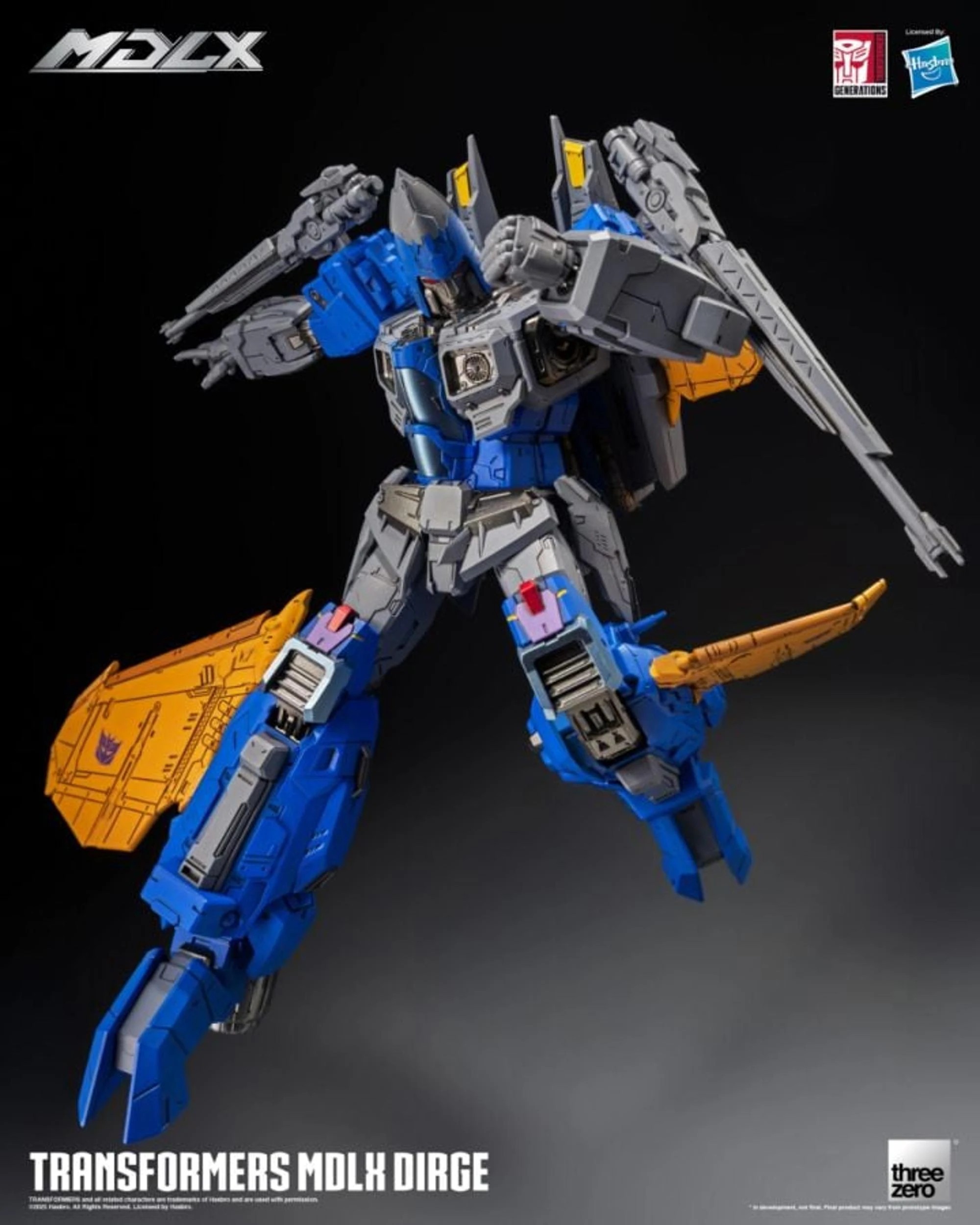 8 Threezero Transformers Dirge MDLX Collectable Action Figure, 8 of 9