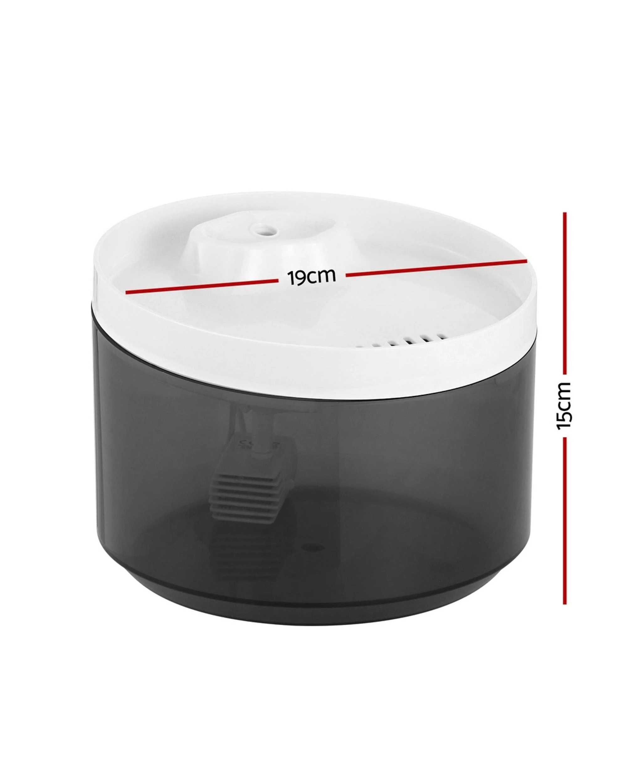 2 I.pet Pet Water Fountain Feeder Dispenser Filter Dog Cat Drinking Automatic 2.2l
 - White, 2 of 3