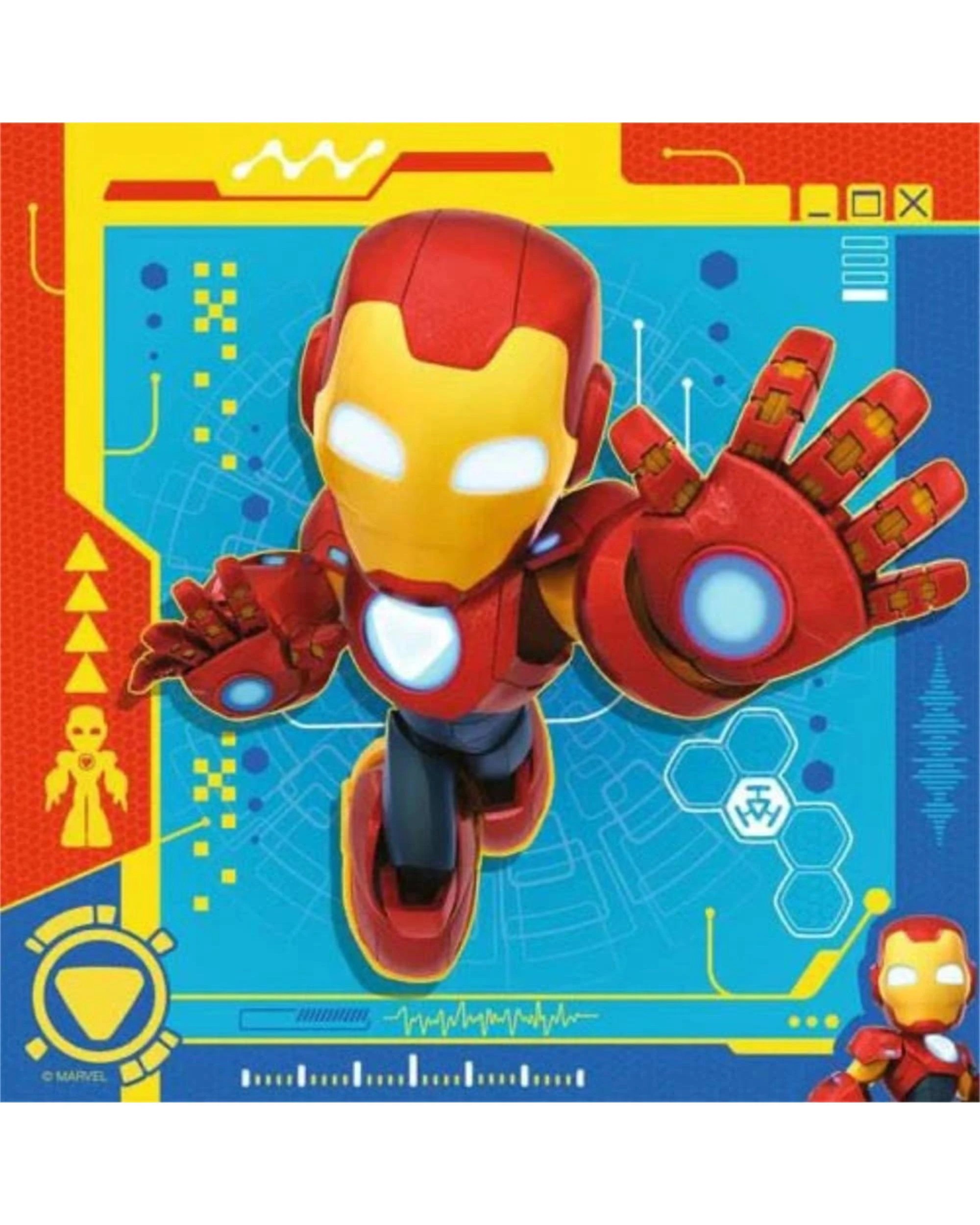 2 Ravensburger Marvel Iron Man and His Awesome Friends 3 x 49 Piece Puzzles, 2 of 4