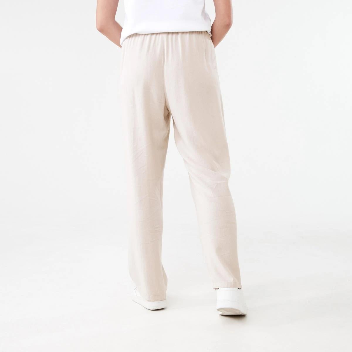 3 Textured Seam Front Pants NATURAL BEIGE, 3 of 6
