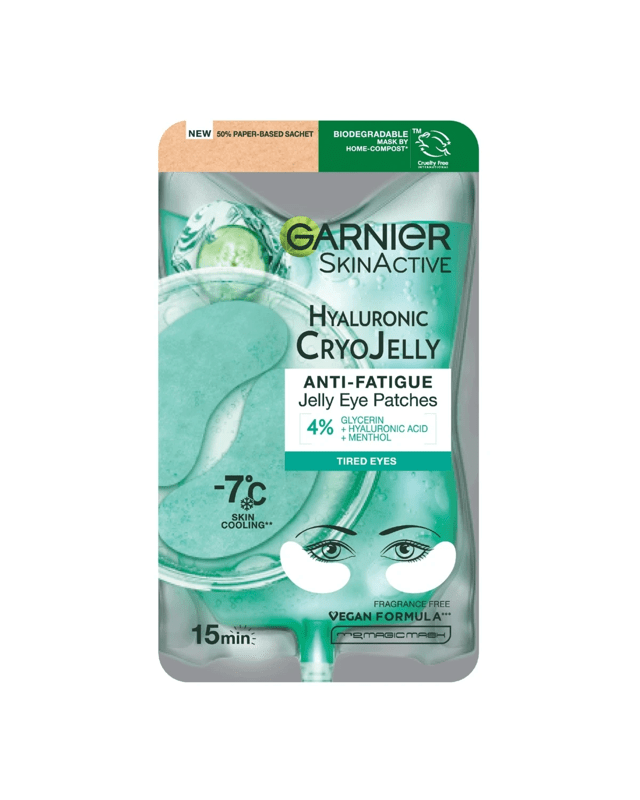 Garnier SkinActive Anti-Fatigue Jelly Eye Patches 5g - Hyaluronic CryoJ