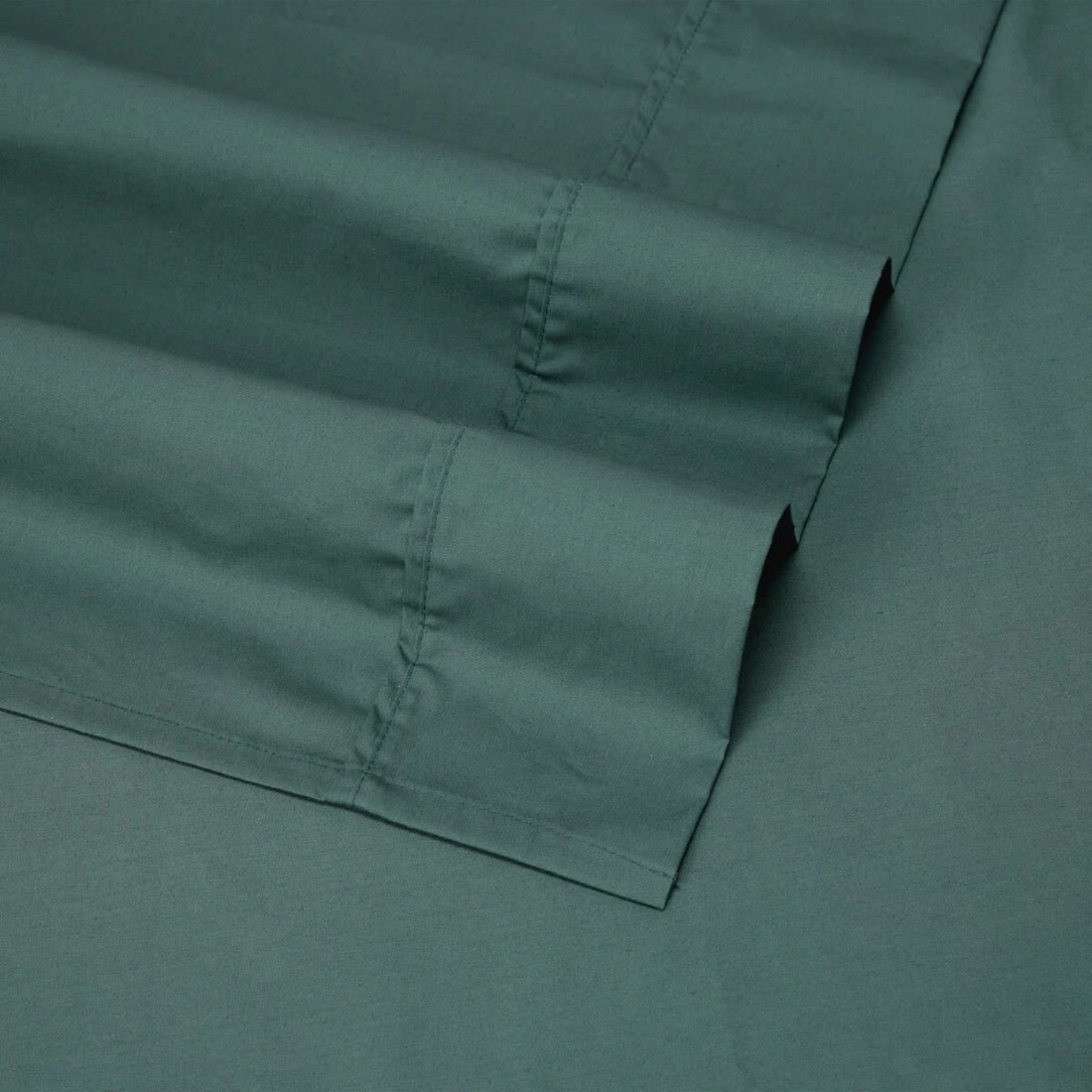 4 250 Thread Count Cotton Rich Sheet Set - Single Bed, Teal, 4 of 7