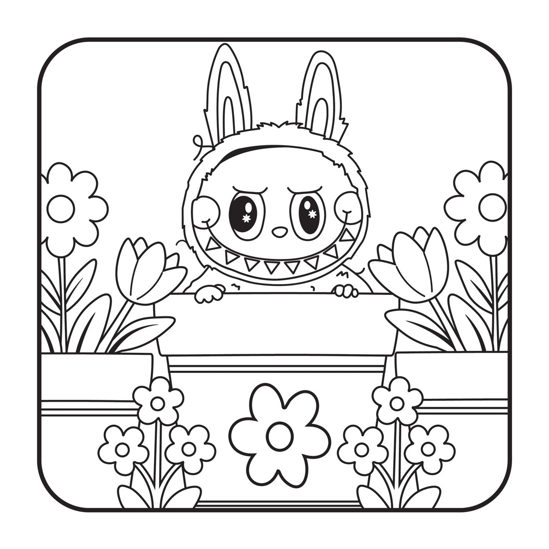 3 Lafufu Cosy Colouring - Book, 3 of 5