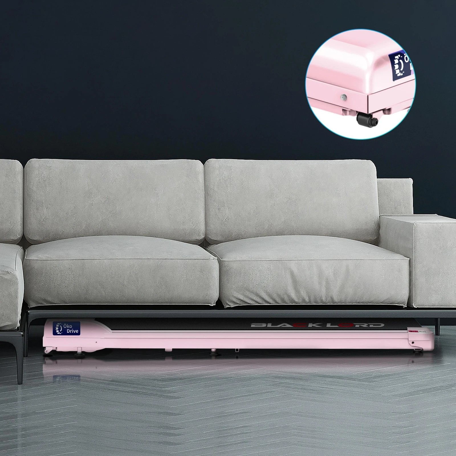 8 Black Lord Treadmill Electric Walking Pad Exercise Home Gym Fitness Machine - Pink, 8 of 9