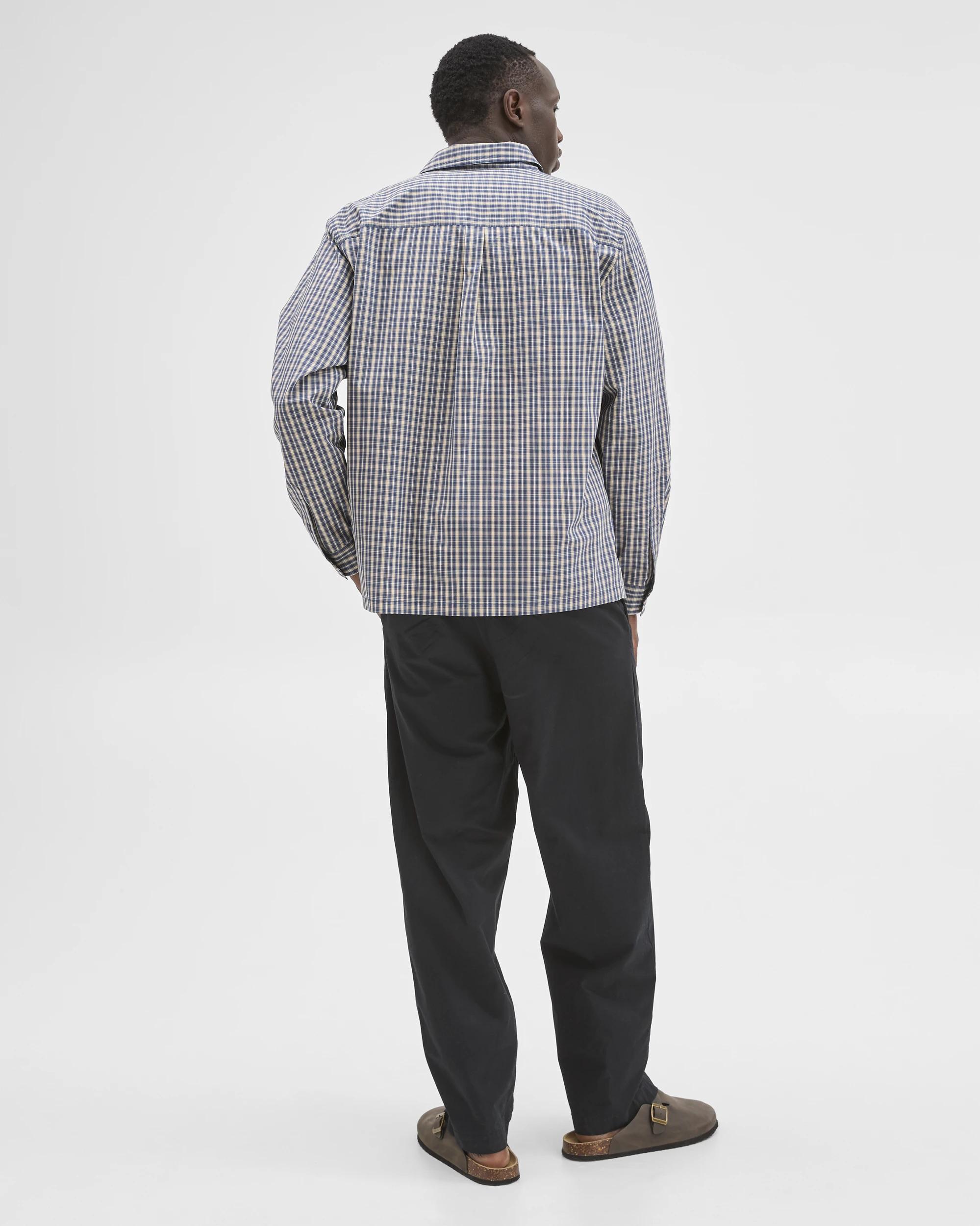 7 Commons Australian Cotton Business Shirt BLUE CHECK, 7 of 7