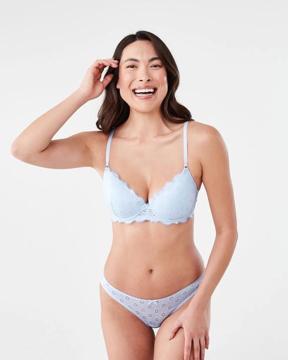 Co-ordinated Broderie Cheeky Bikini Briefs