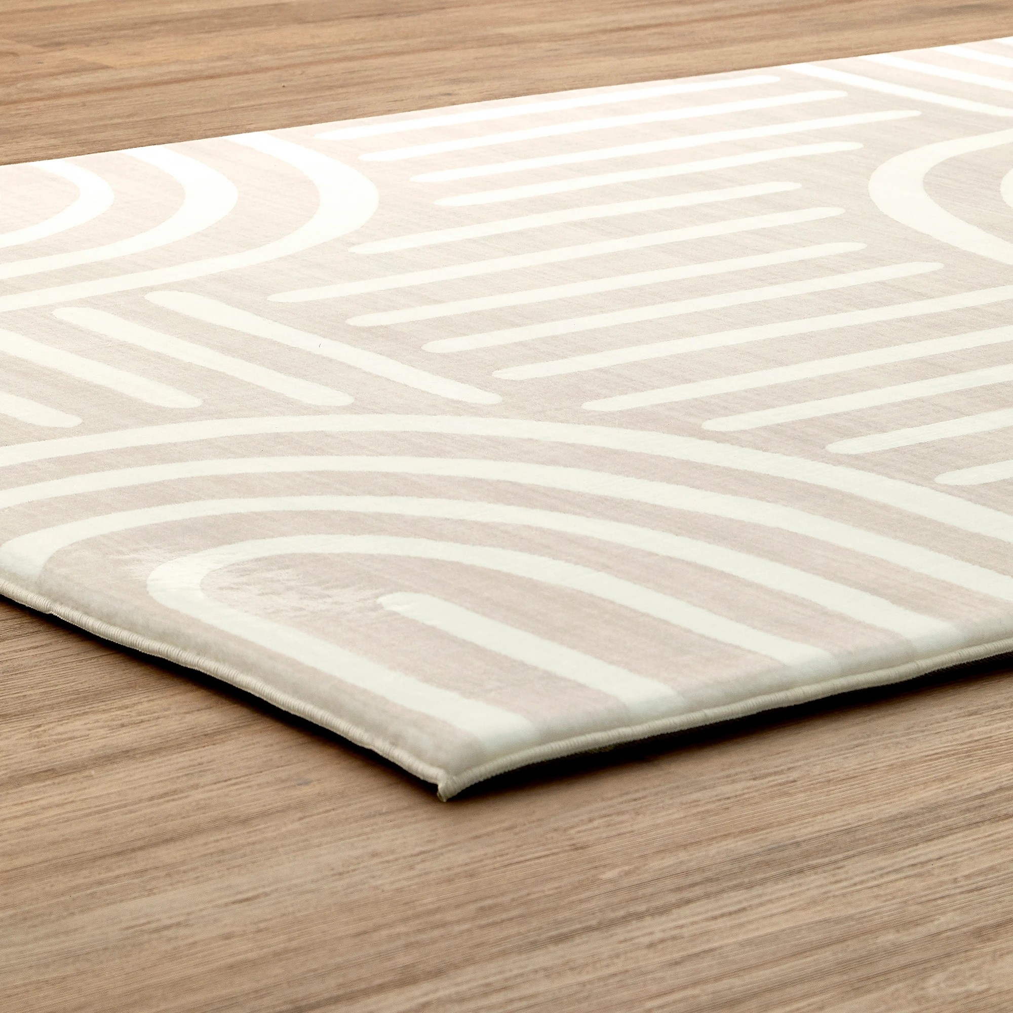 4 Common Ground Rugs Kumo Comfort Mat Taya 290x200cm - Large Soft Memory Foam Rug - Natural, 4 of 9