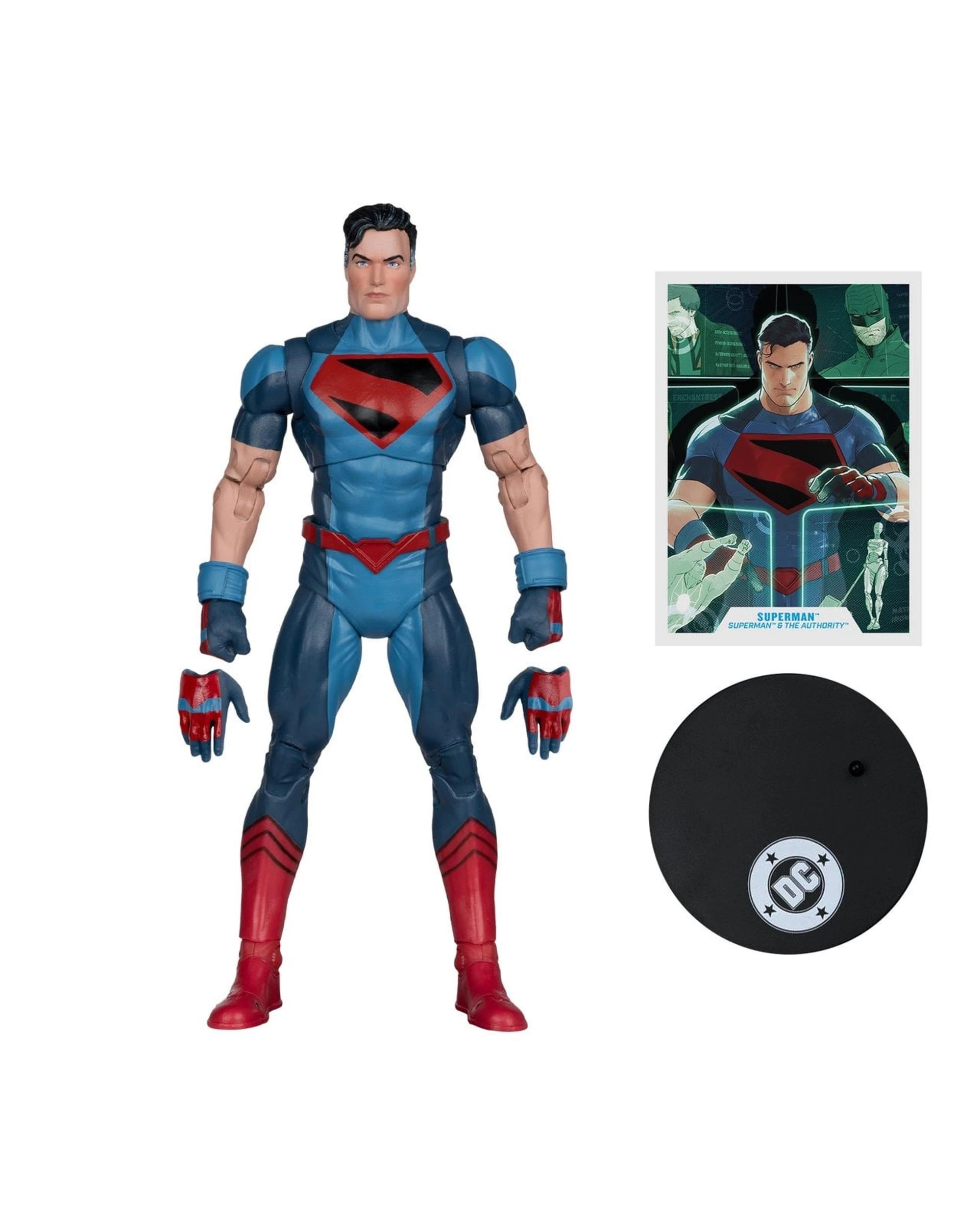 2 DC Multiverse Superman and The Authority Superman 7 inch Action Figure, 2 of 8