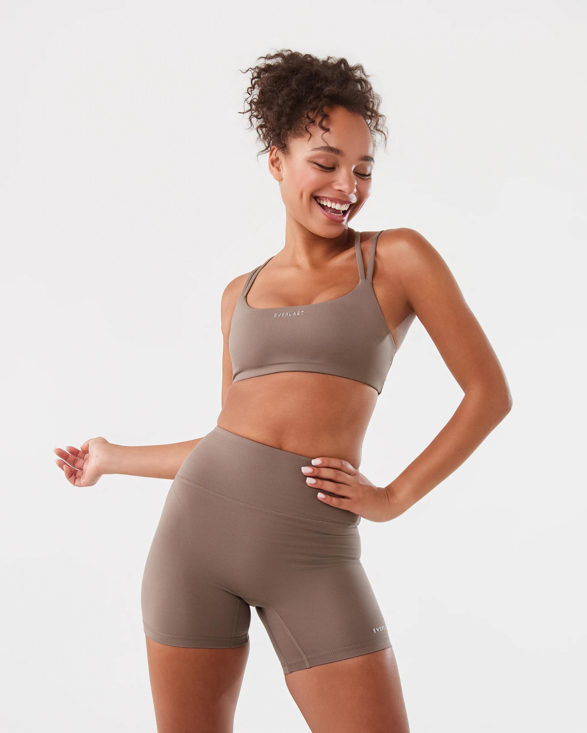 10 Everlast Womens Strappy Crop Top Mushroom, 10 of 10