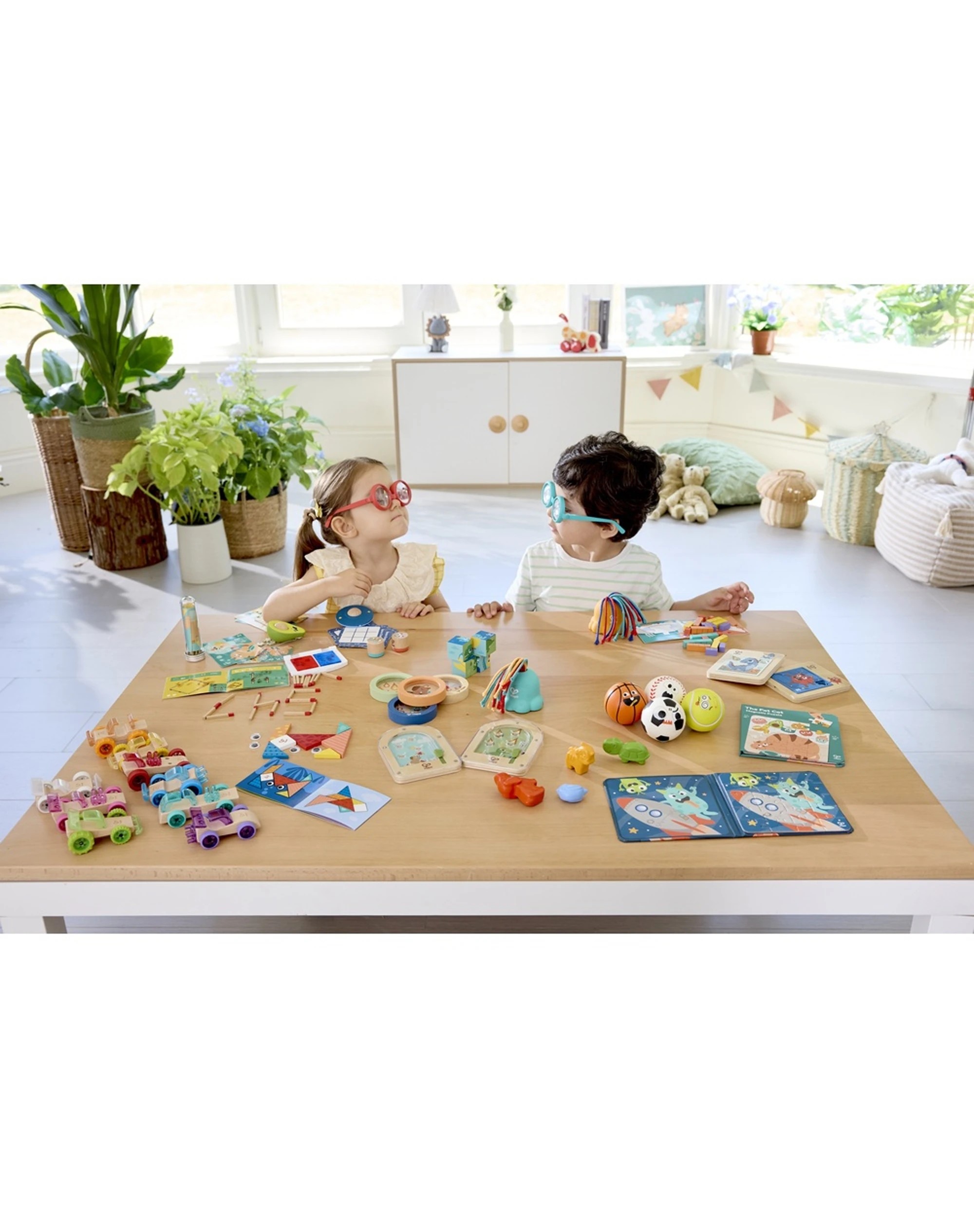 6 Hape Matchstix Puzzles Wooden Building Set Kids Toy - Natural, 6 of 6