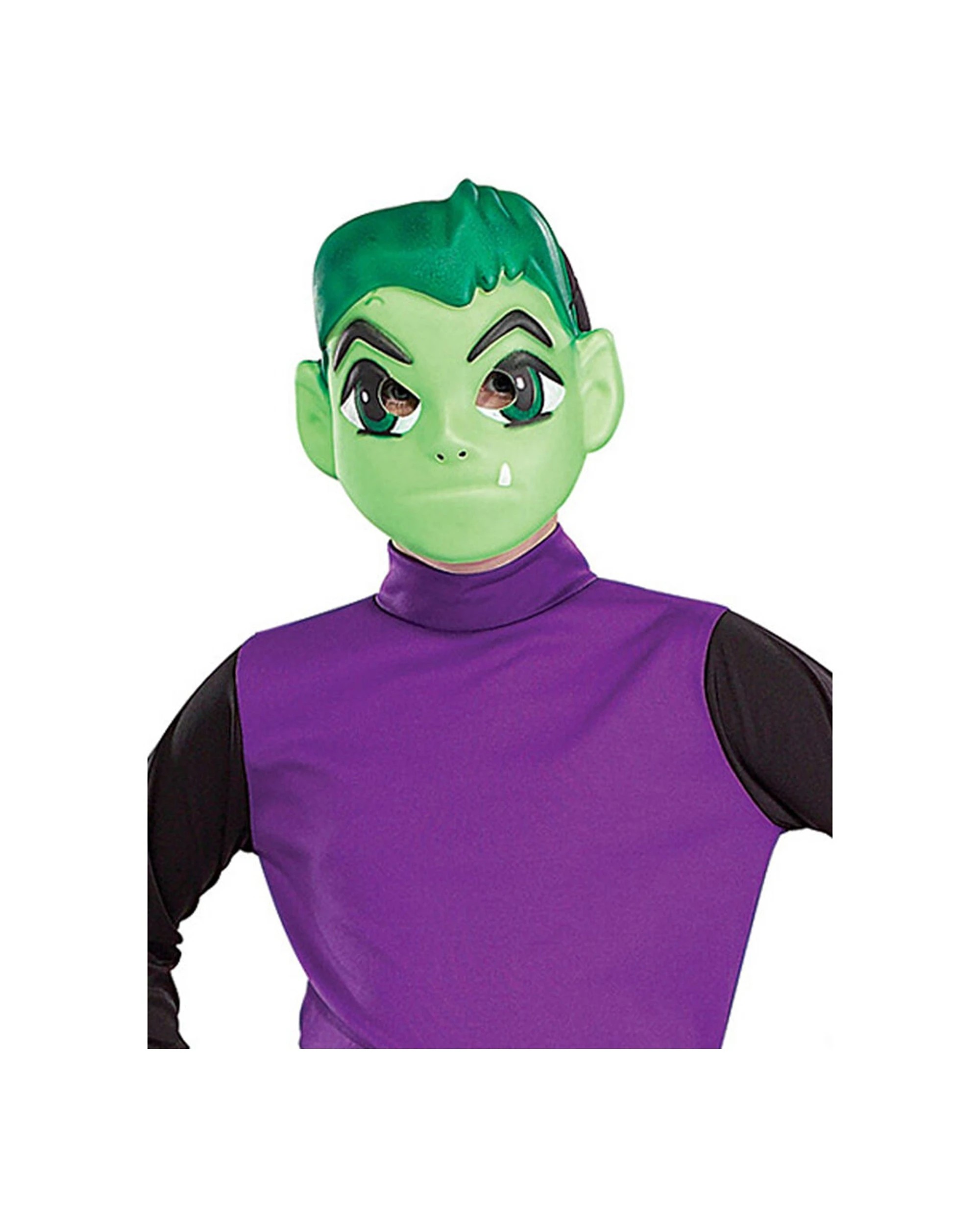 2 Dc Comics Beast Boy Classic Boys Dress Up Costume Size M - Multi, 2 of 3