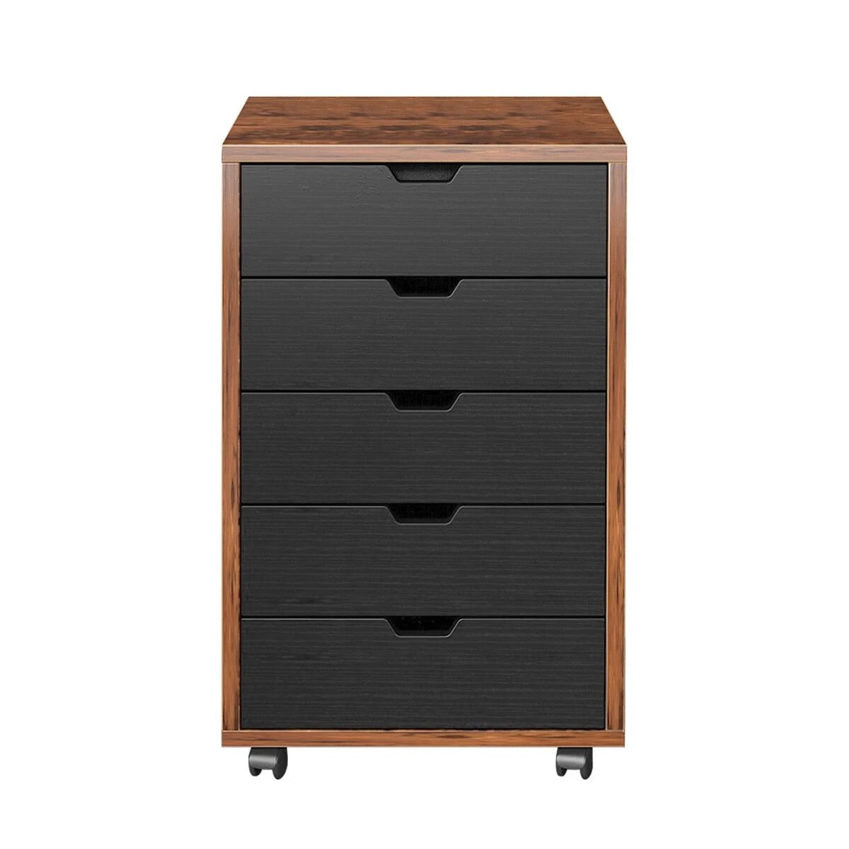 3 Ausway 5 Drawer File Cabinet Mobile Filing Document Organiser, 3 of 5