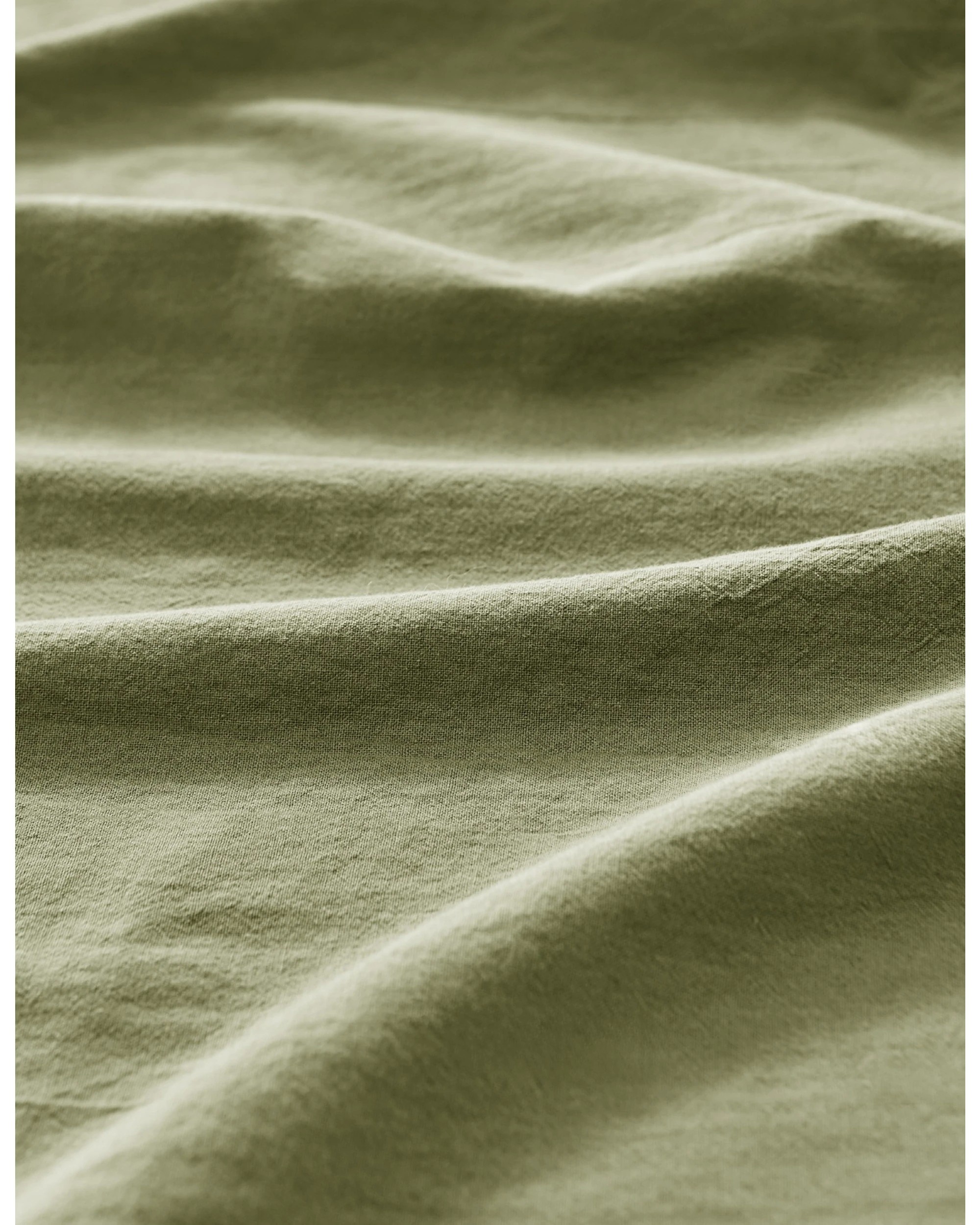 5 Dreamaker Bonnie Washed Cotton European Pillowcase with Bows Twin Pack 65x65cm - Olive, 5 of 7