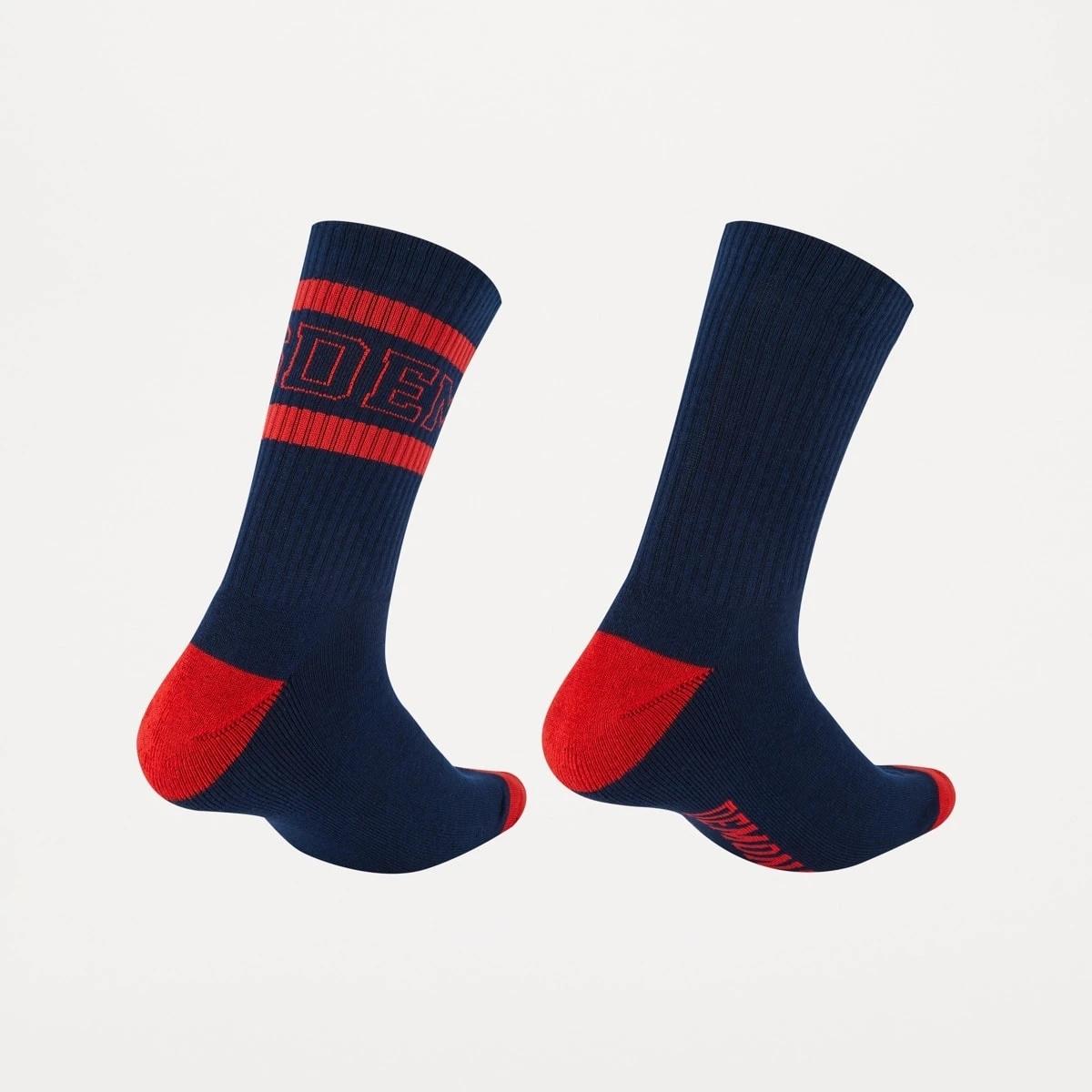 2 2 Pack Official AFL Adult Socks Melbourne, 2 of 3