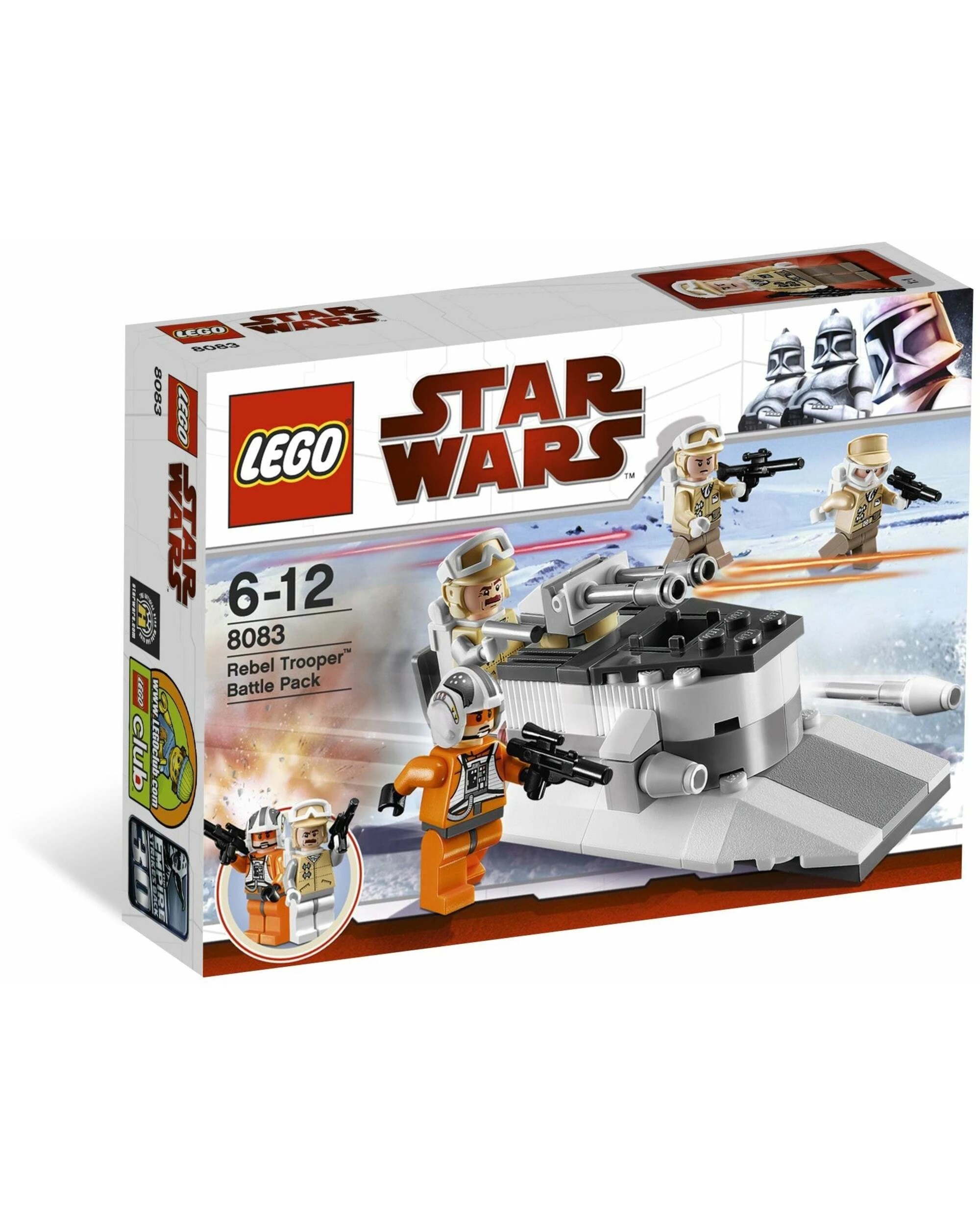 1 Lego Star Wars 8083 Rebel Trooper Battle Pack, 1 of 5