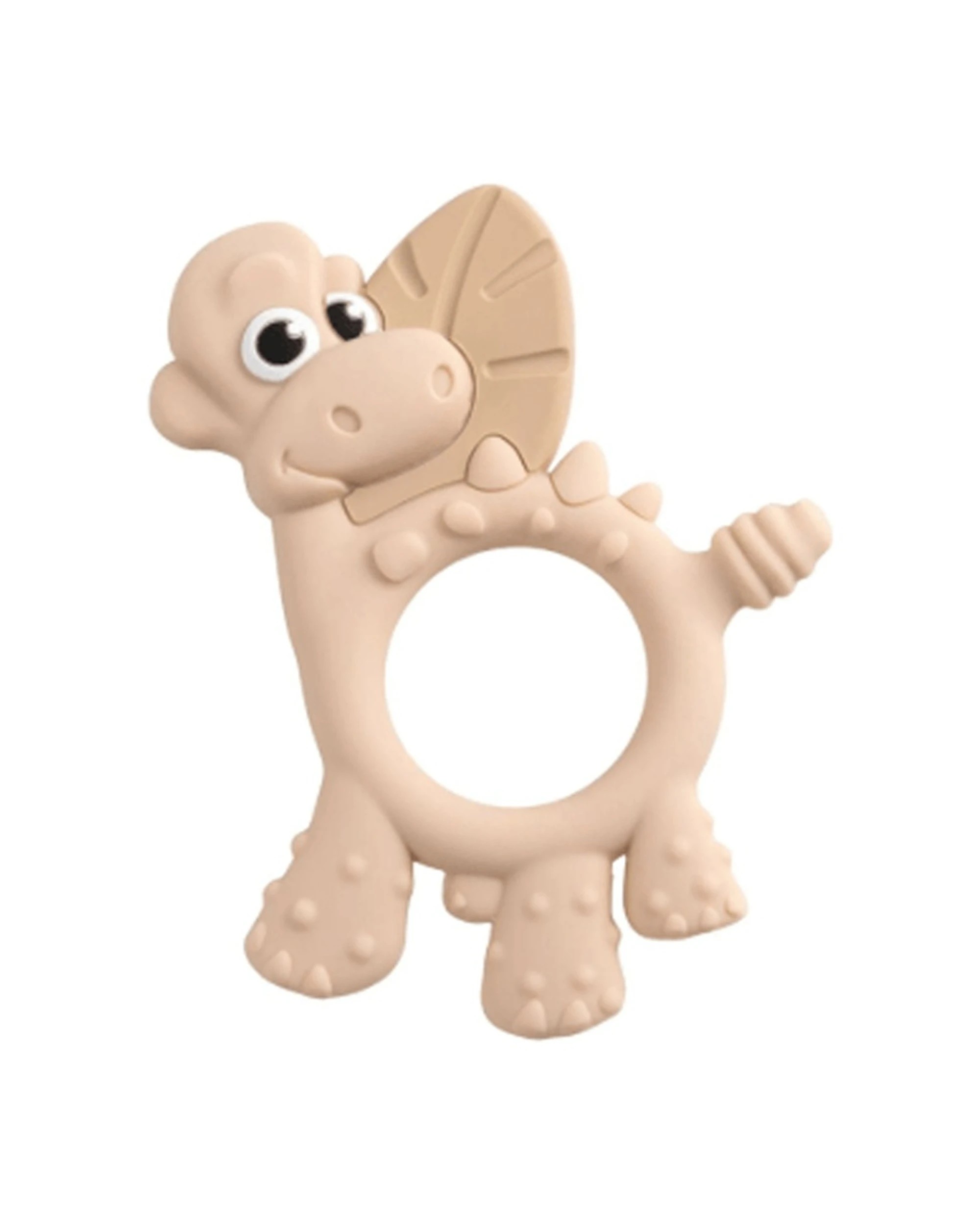 1 Bibado Teething Toy Dotty The Dinosaur Multi-Sensory Baby Teether - Yellow, 1 of 2
