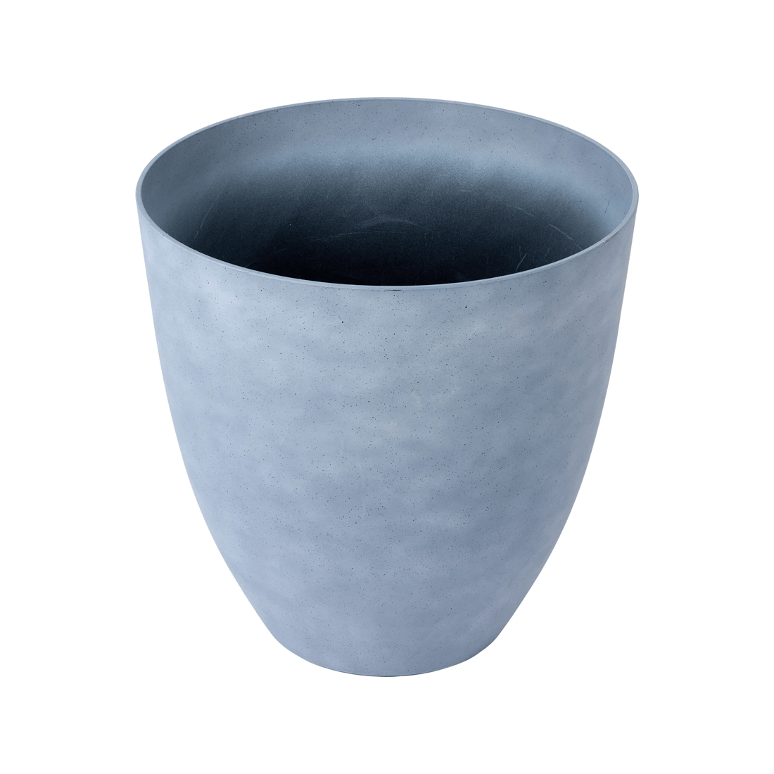 1 49cm Concrete Look Plastic Pot, 1 of 3