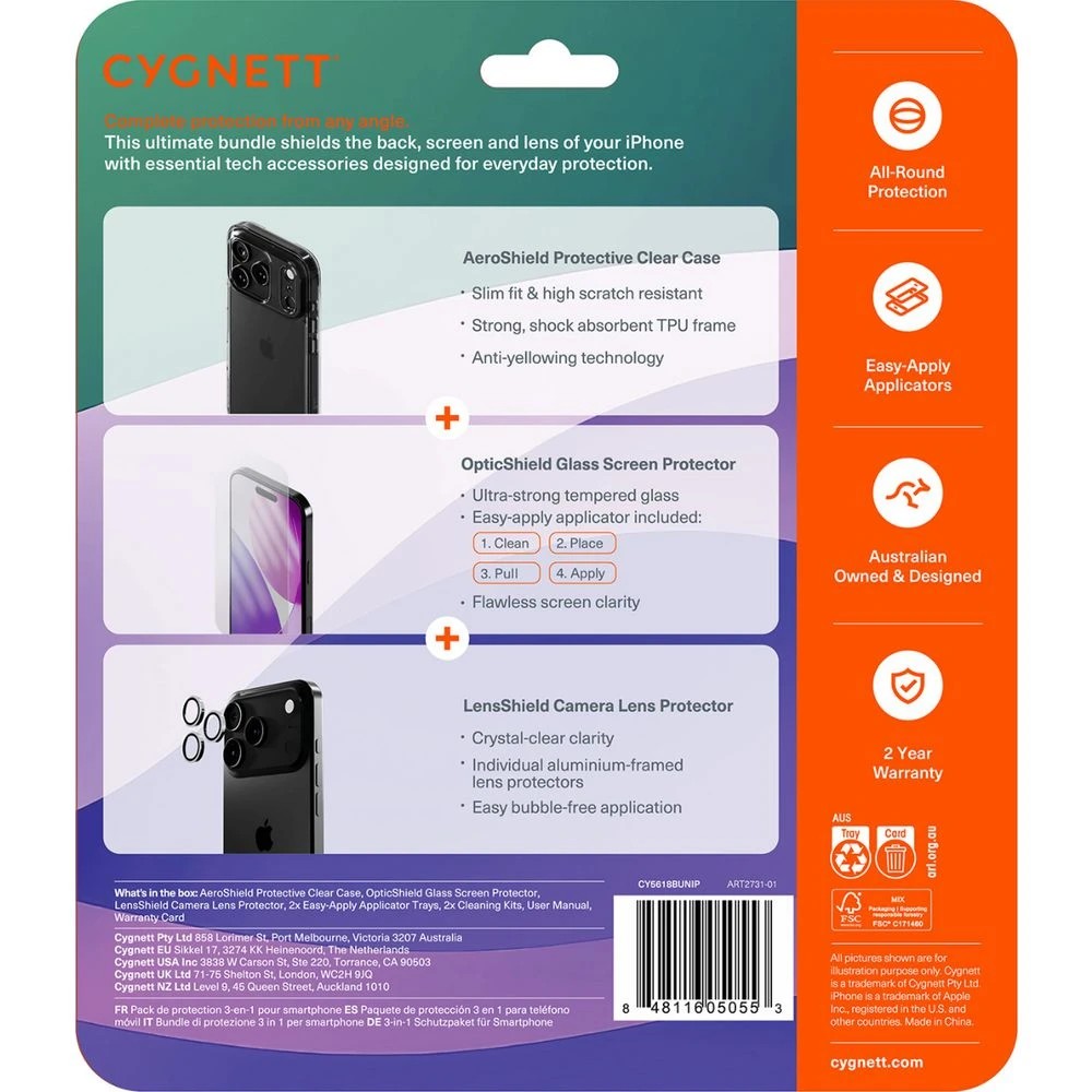 5 Cygnett 360 Bundle iPhone 17 Pro, 5 of 5