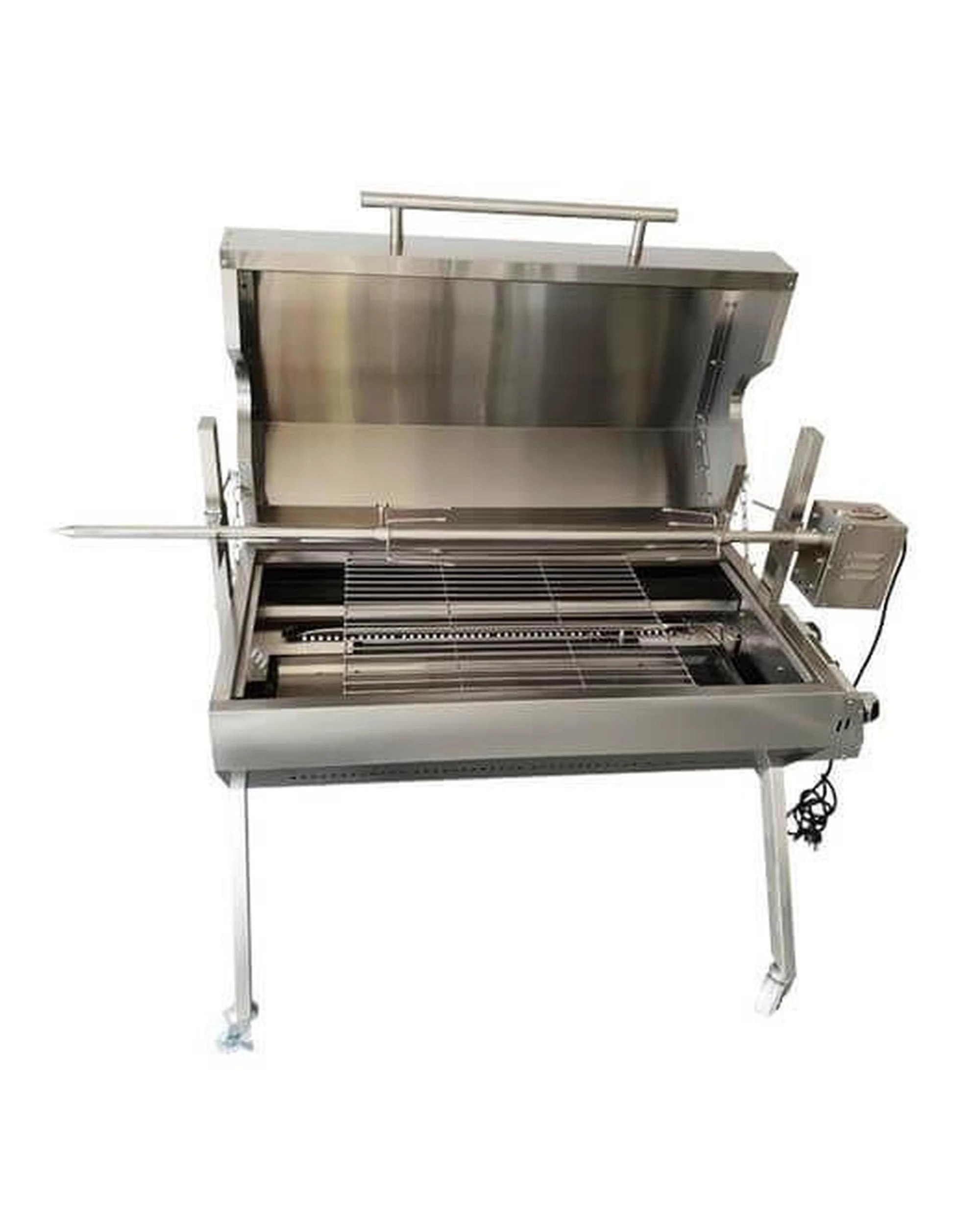 10 Flaming Coals Dual Fuel Spit Roaster 1000mm - 30kg Capacity, 10 of 10