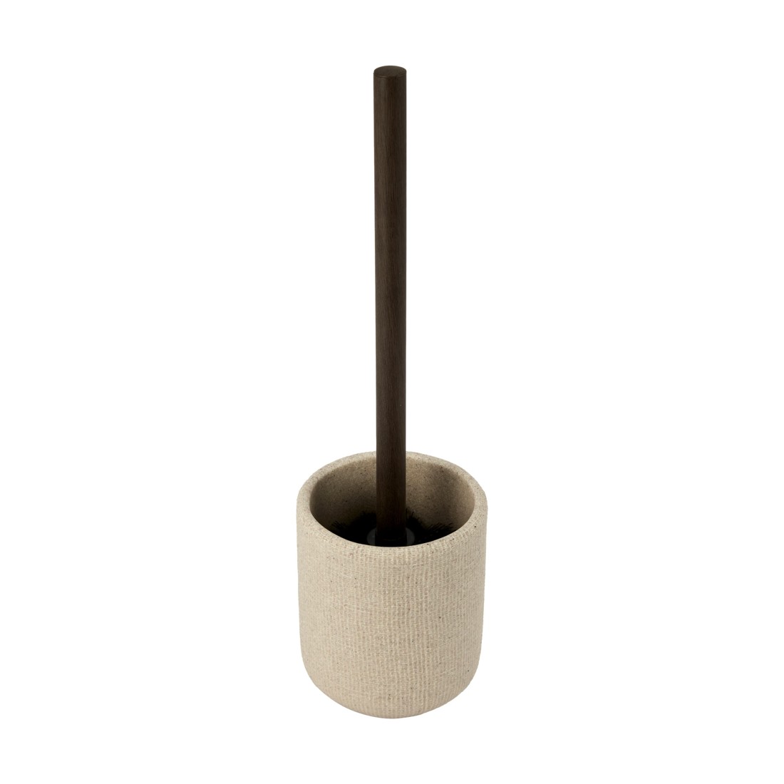 1 Linen Look Toilet Brush, 1 of 6