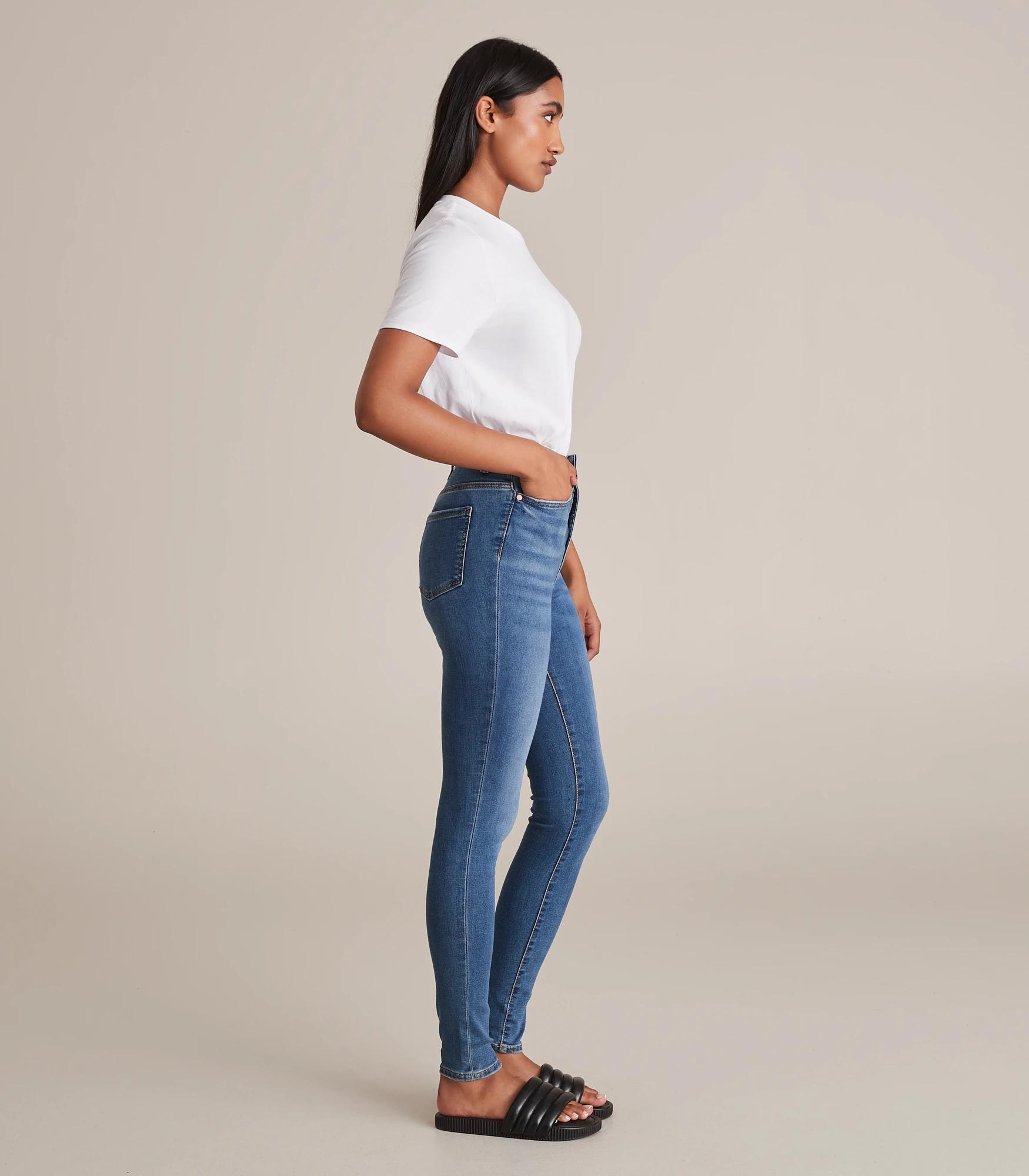 10 Target Sophie Skinny High Rise Full Length Denim Jeans MID WASH, 10 of 10