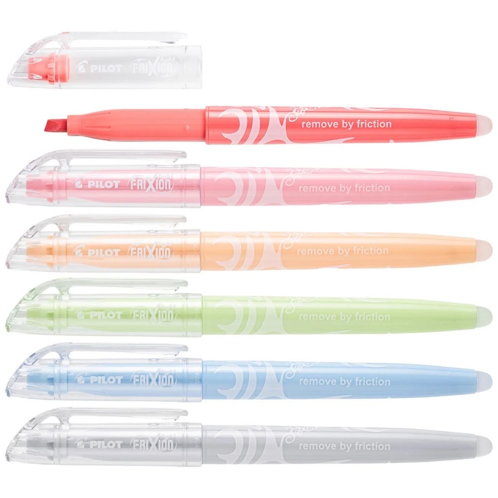 2 PILOT FriXion Light Natural Erasable Highlighter Assorted 6Pk, 2 of 5