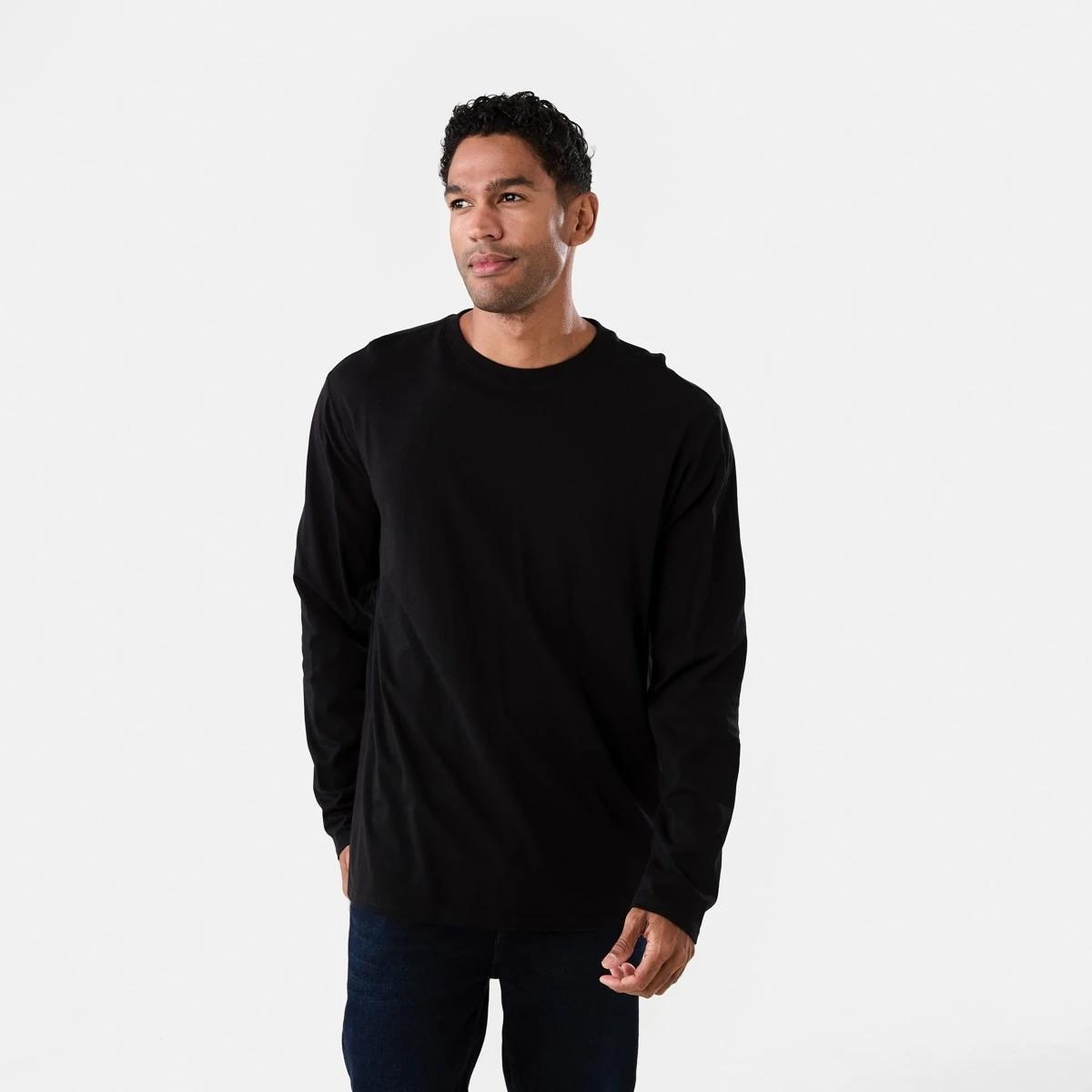 1 Long Sleeve Core T-shirt Black, 1 of 5