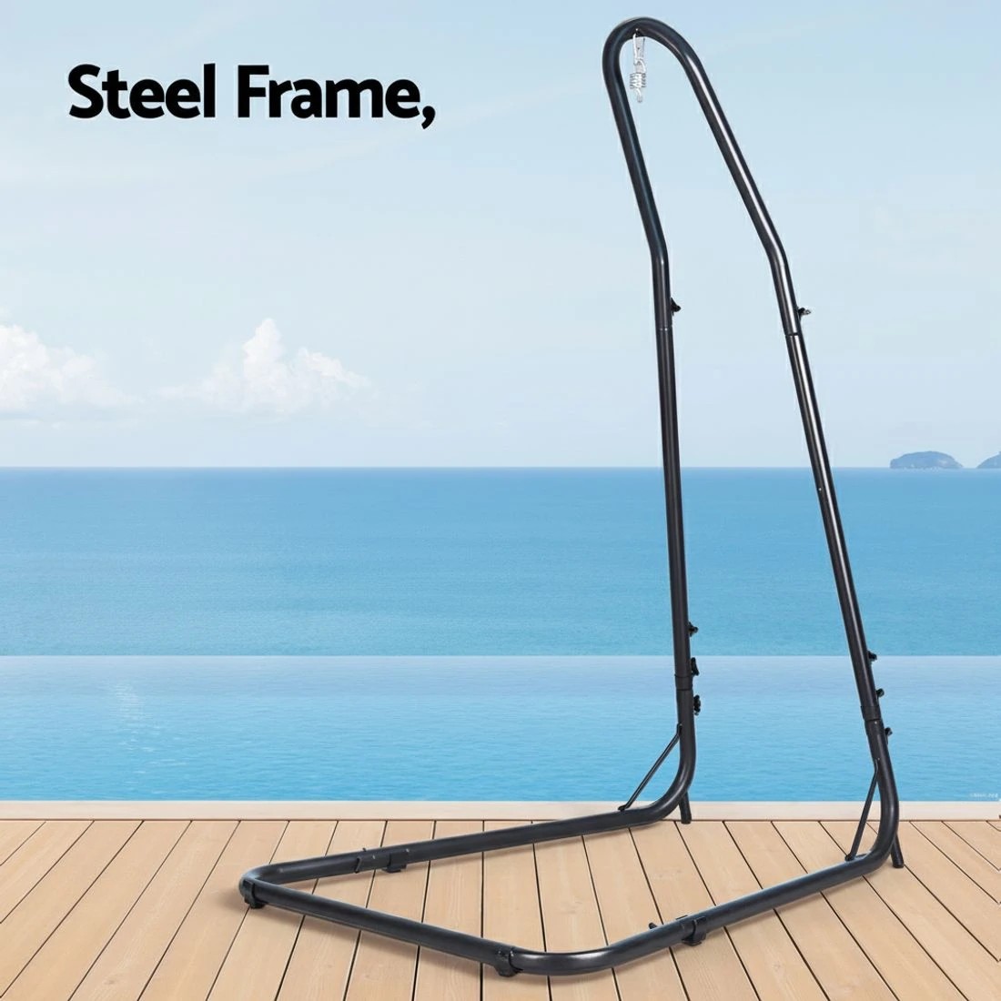 5 Gardeon Hammock Hanging Chair with Steel - Multi, 5 of 8