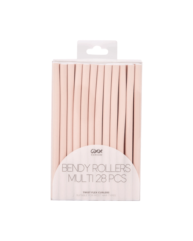 OXX Haircare 28 Piece Bendy Rollers Multi Twist Flex Curlers - 