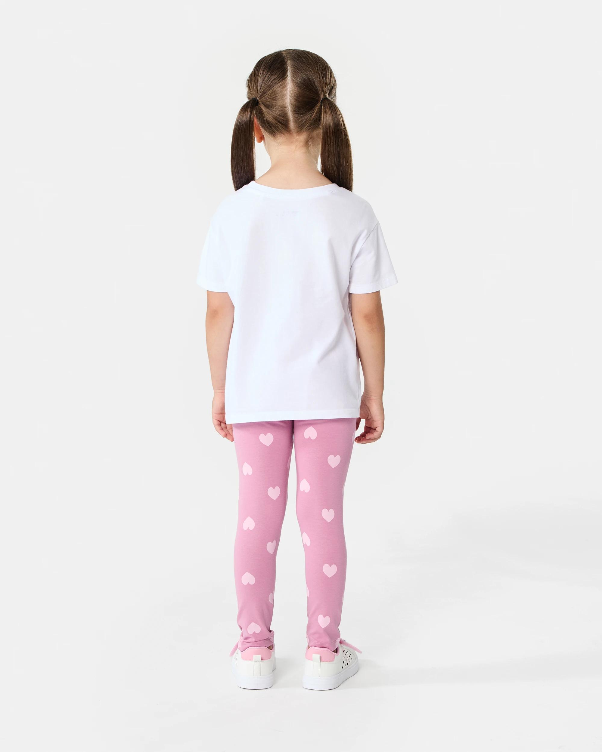 6 Leggings Pink Heart, 6 of 6