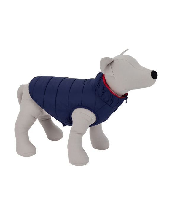 Pet Puffer Jacket - Medium, Navy
